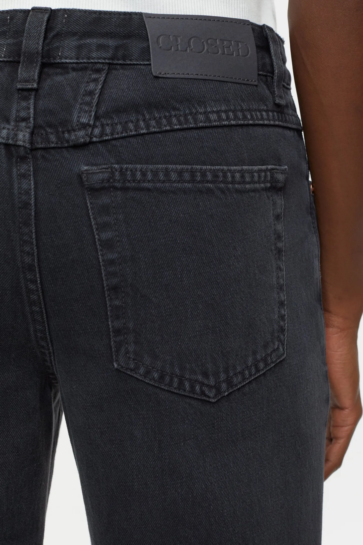 CLOSED Dun>Slim Jeans - Stijlnaam Gillan Donker Grijs