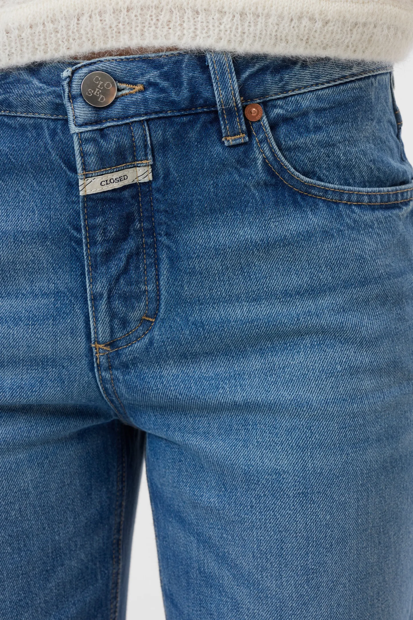 CLOSED Jeans>Slim Jeans - Stijlnaam Gillan Midden Blauw