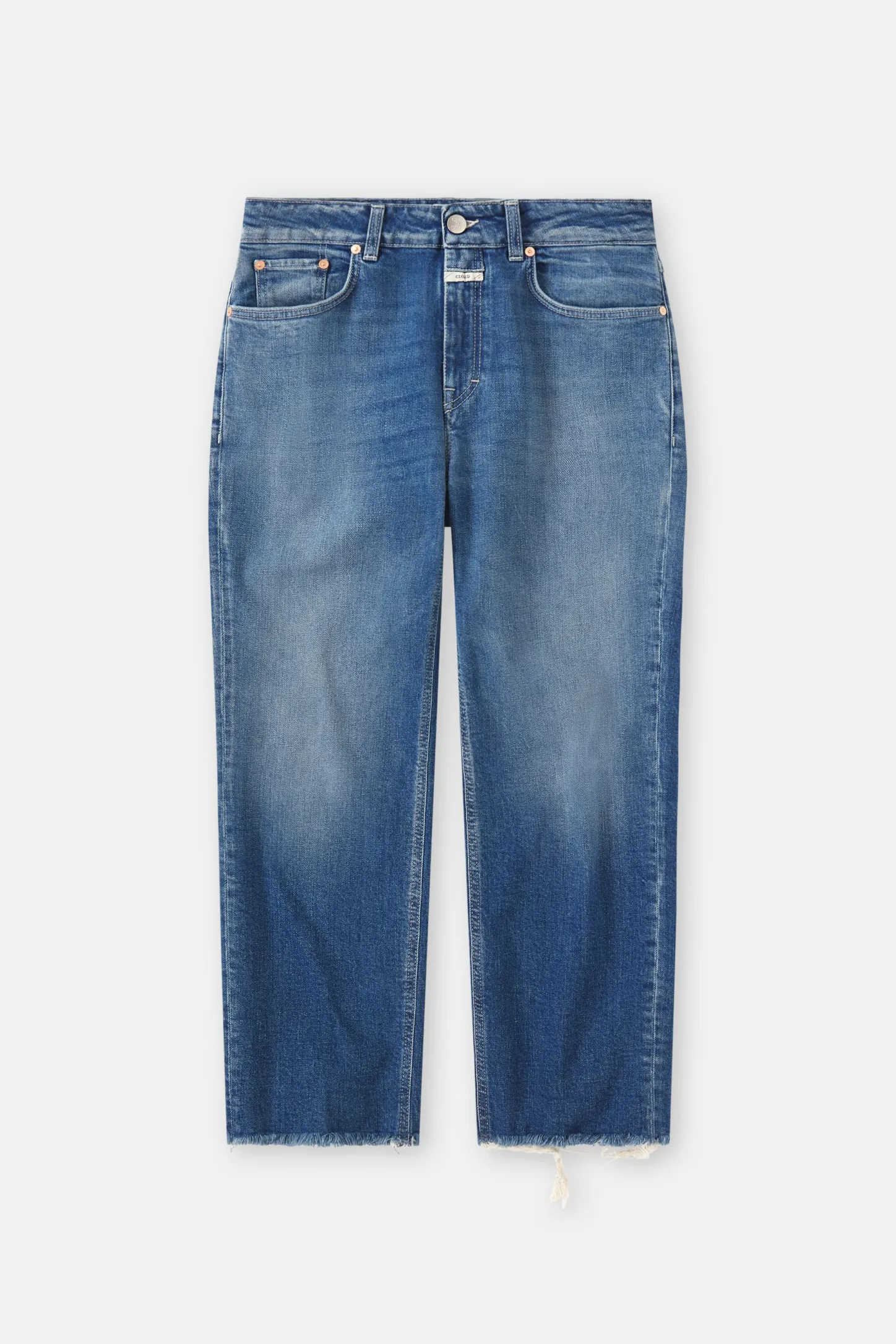 CLOSED Dun>Slim Jeans - Stijlnaam Milo Midden Blauw