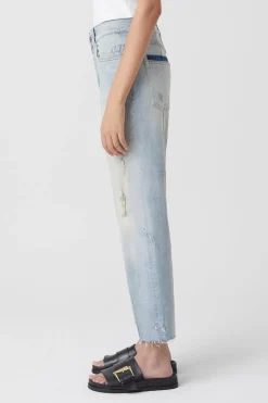 CLOSED Dun>Slim Jeans - Stijlnaam Milo Midden Blauw