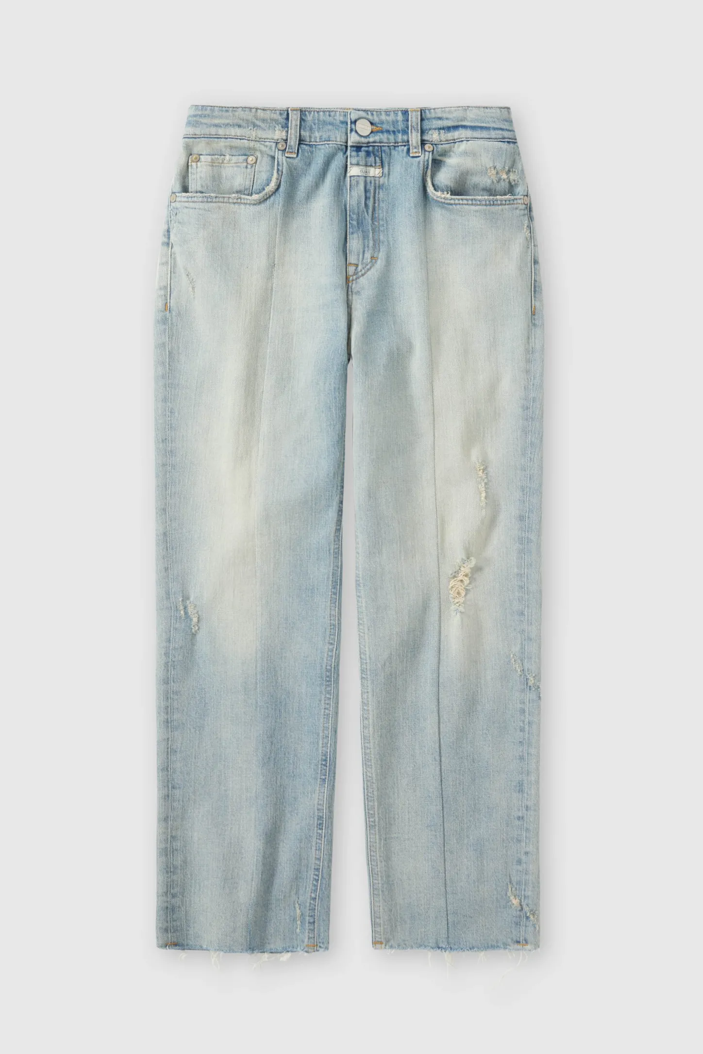 CLOSED Dun>Slim Jeans - Stijlnaam Milo Midden Blauw