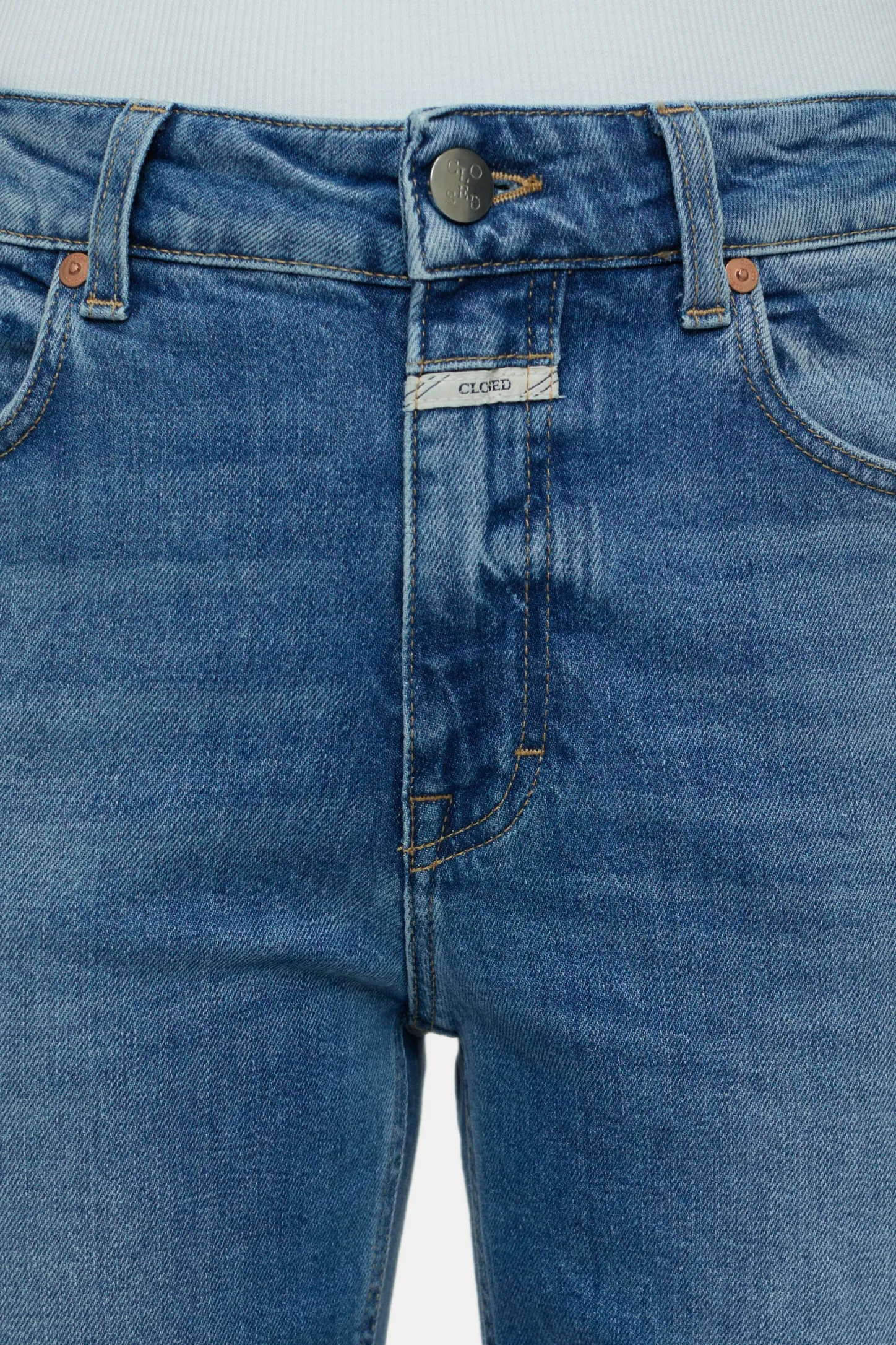 CLOSED Jeans>Slim Jeans - Stijlnaam Milo Midden Blauw