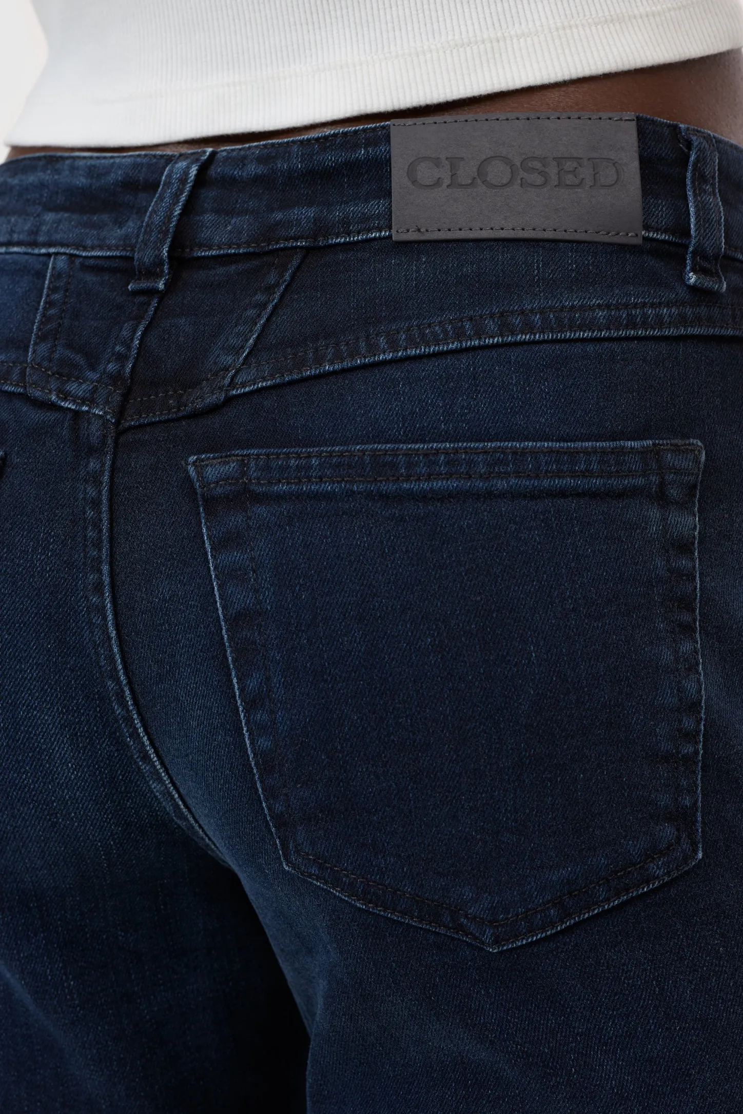 CLOSED Dun>Slim Jeans - Stijlnaam Milo Blauw Zwart