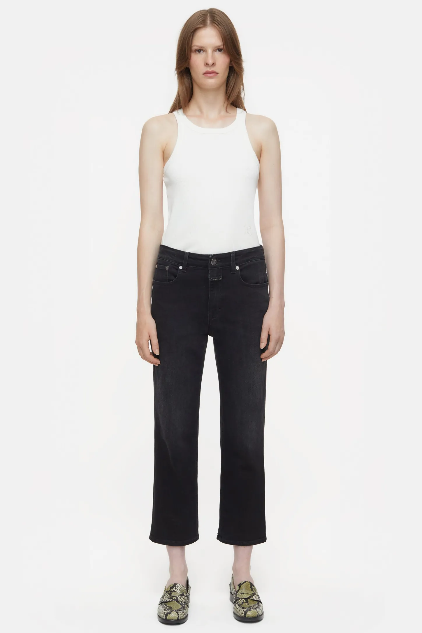 CLOSED Eco-Denim>Slim Jeans - Stijlnaam Milo Donker Grijs
