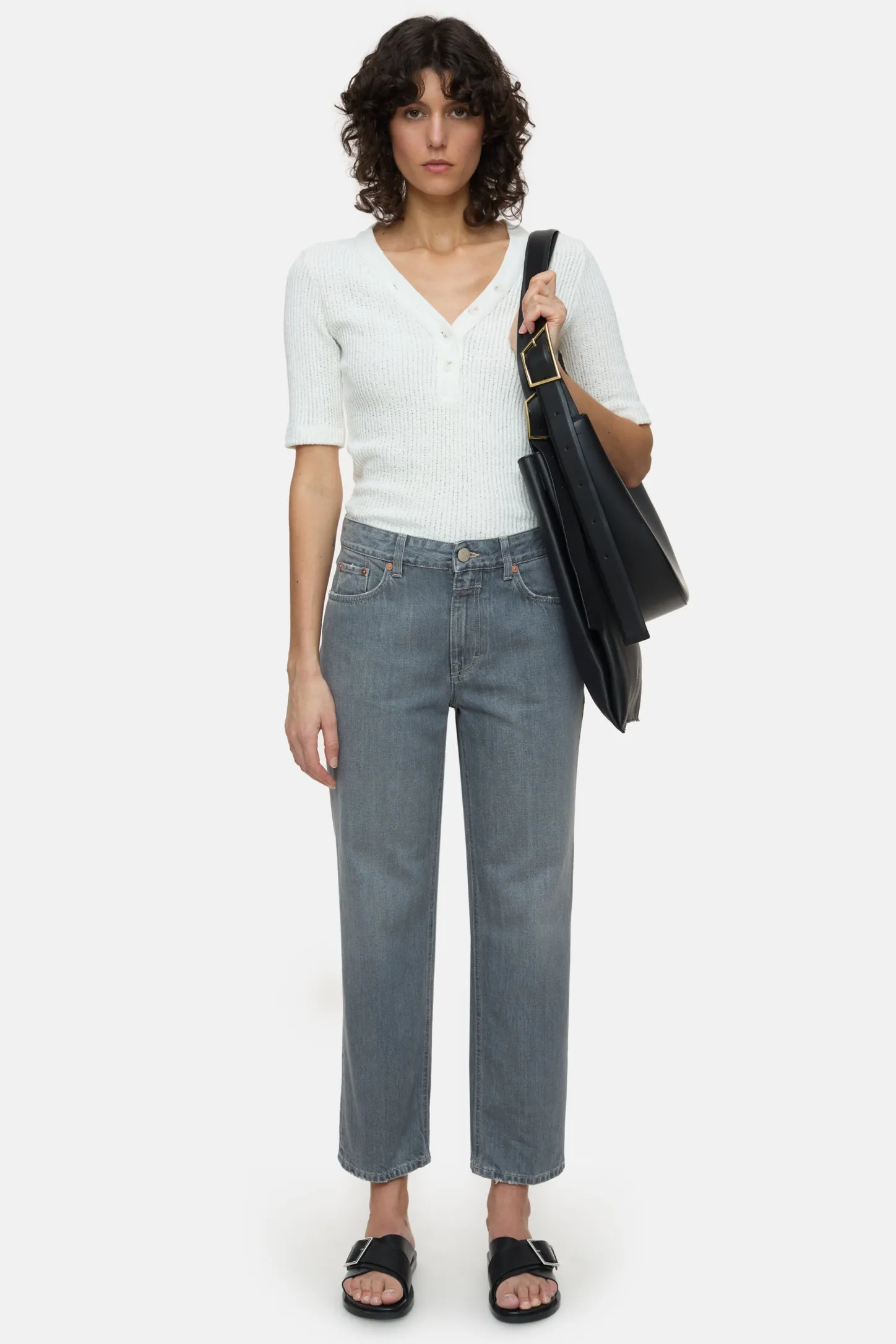 CLOSED Jeans>Slim Jeans - Stijlnaam Milo Midden Grijs