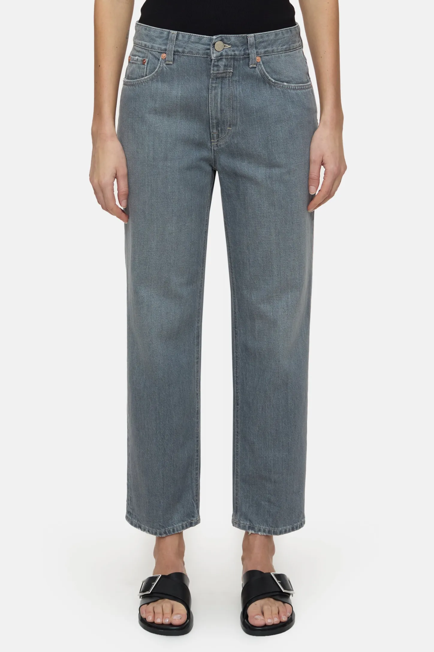 CLOSED Jeans>Slim Jeans - Stijlnaam Milo Midden Grijs