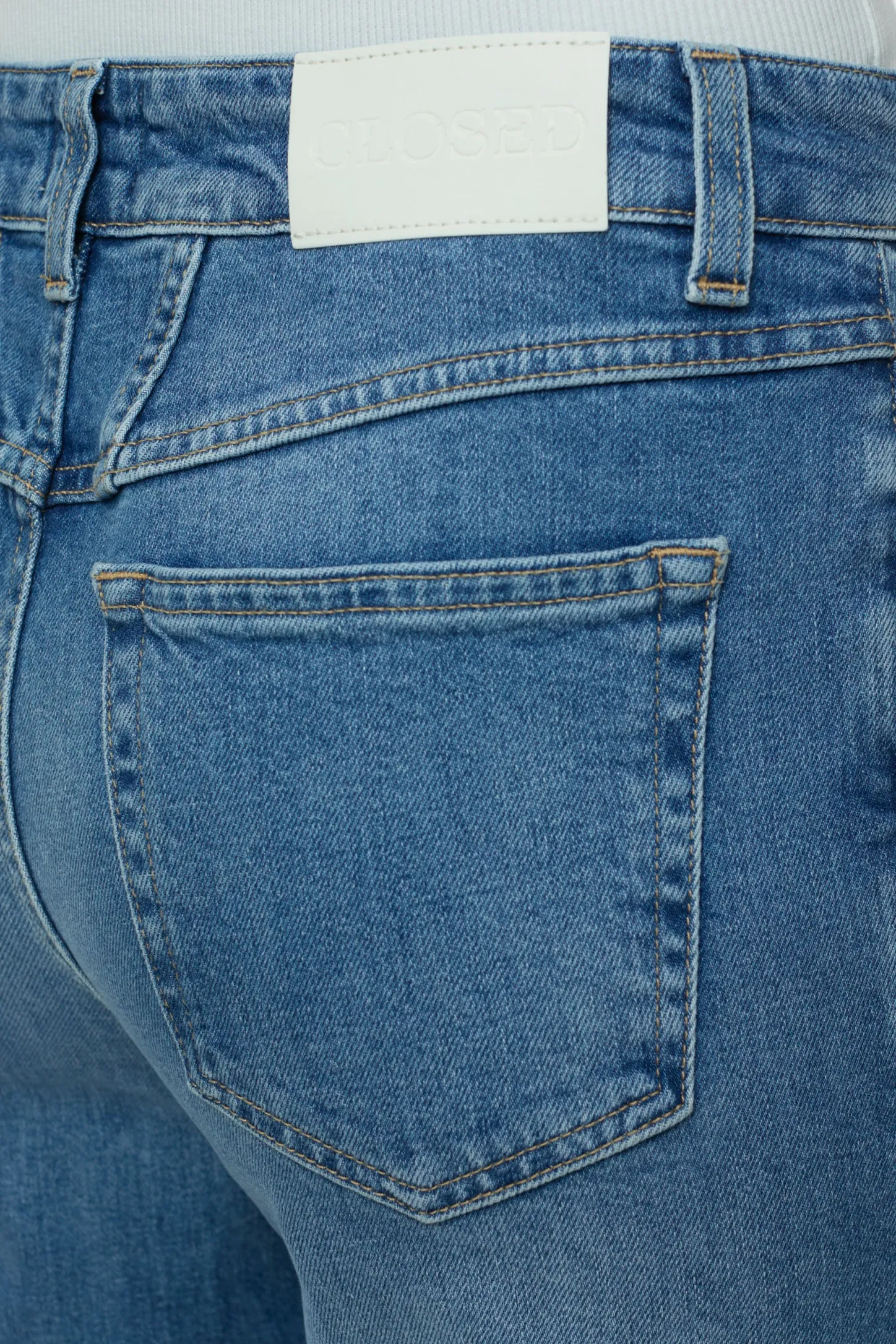 CLOSED Eco-Denim>Slim Jeans - Stijlnaam Milo Midden Blauw