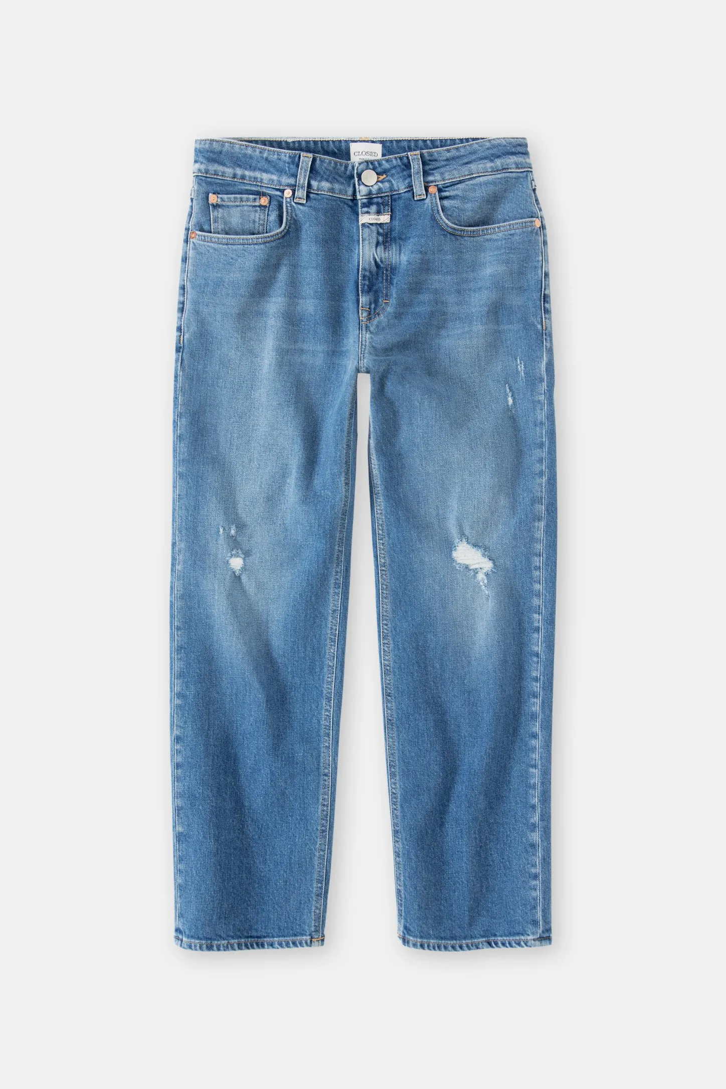 CLOSED Eco-Denim>Slim Jeans - Stijlnaam Milo Midden Blauw