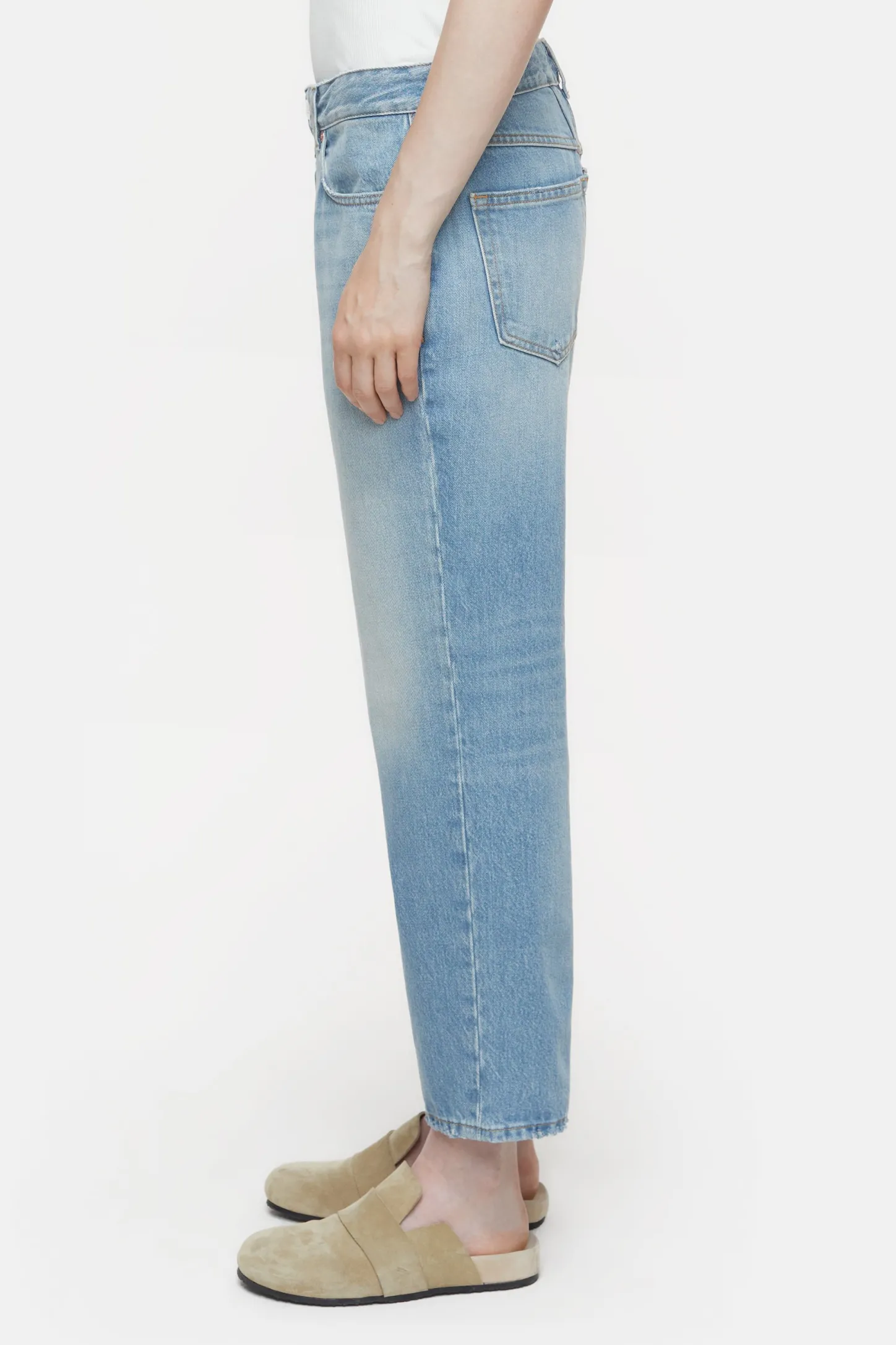 CLOSED Dun>Slim Jeans - Stijlnaam Milo Midden Blauw