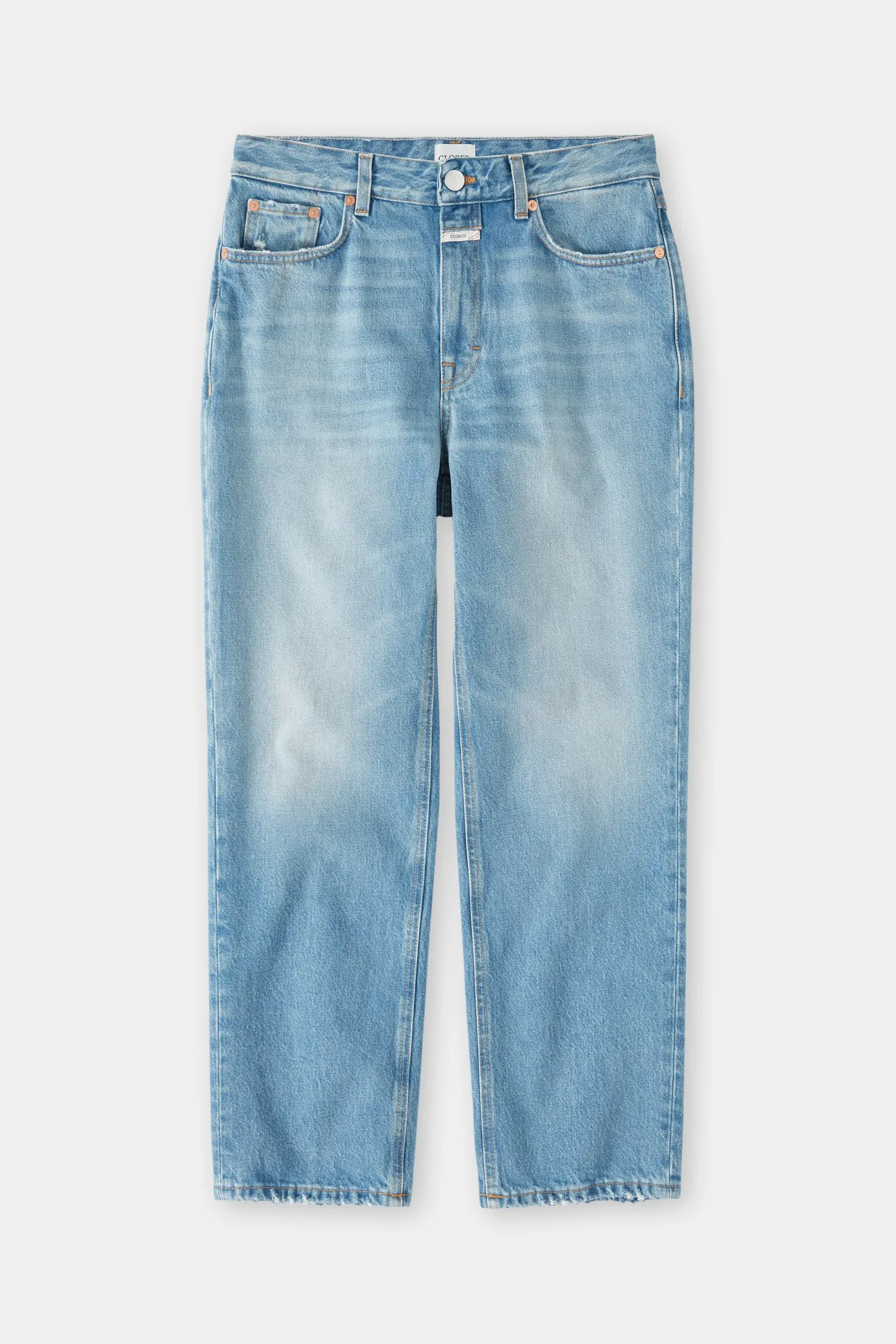 CLOSED Dun>Slim Jeans - Stijlnaam Milo Midden Blauw