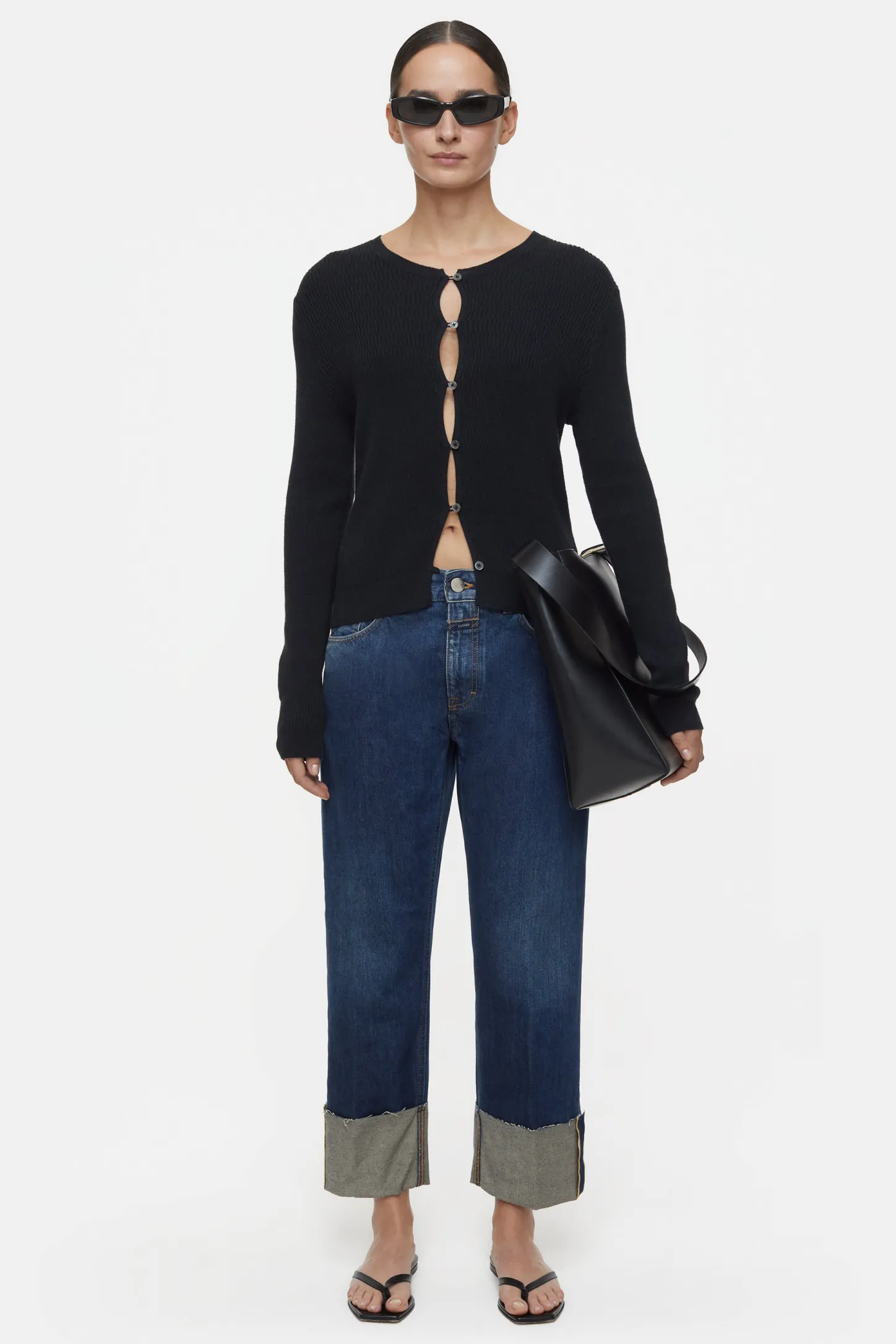 CLOSED Dun>Slim Jeans - Stijlnaam Milo Donkerblauw