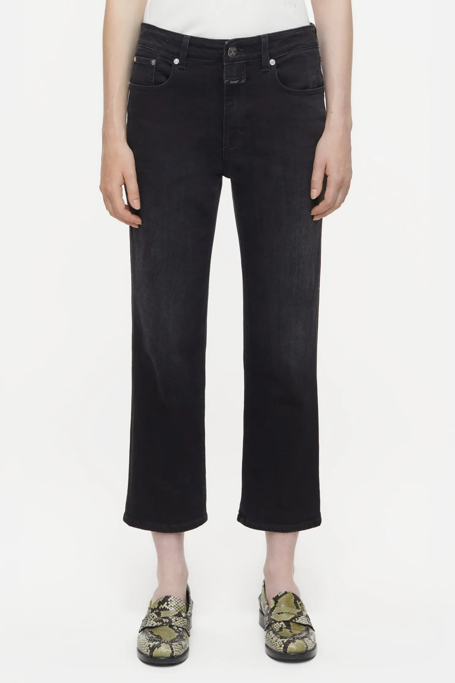 CLOSED Dun>Slim Jeans - Stijlnaam Milo Donker Grijs