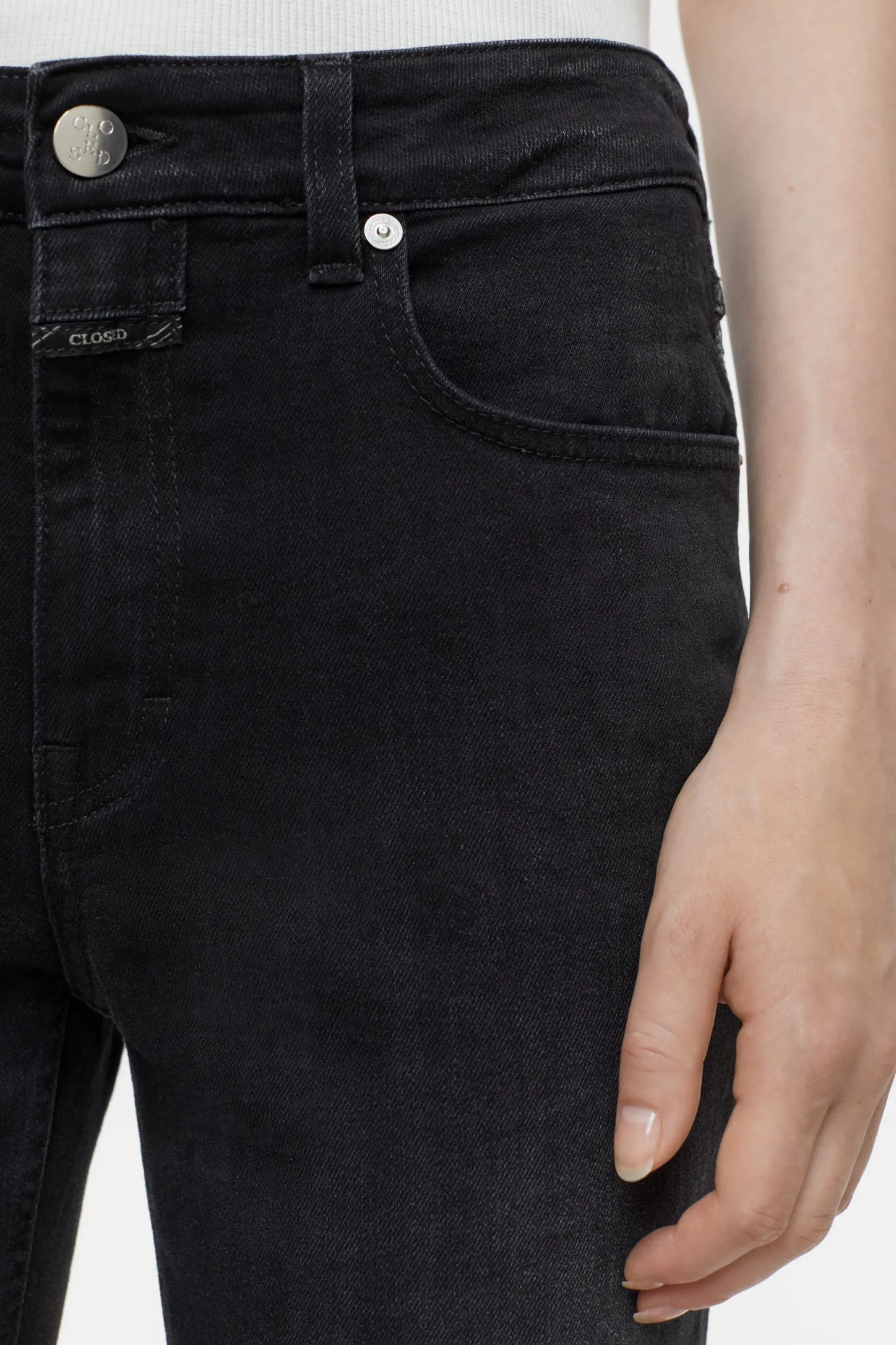 CLOSED Dun>Slim Jeans - Stijlnaam Milo Donker Grijs
