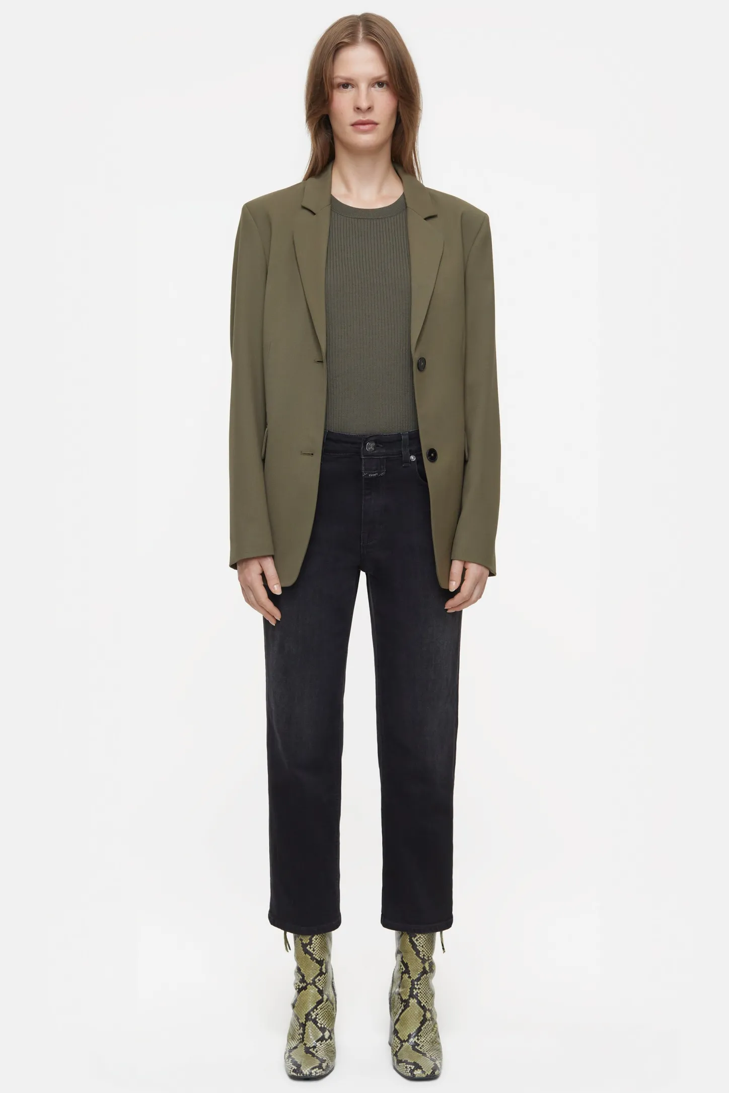CLOSED Dun>Slim Jeans - Stijlnaam Milo Donker Grijs