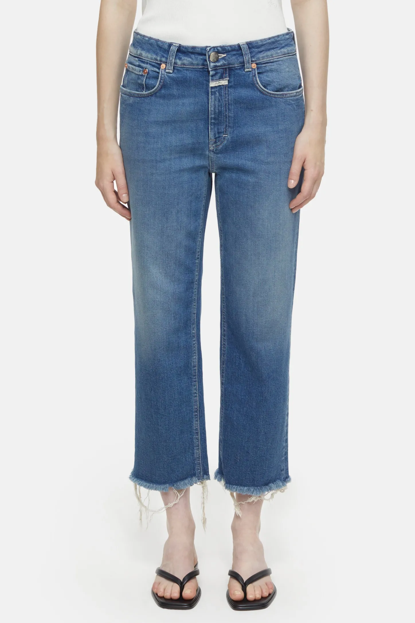 CLOSED Eco-Denim>Slim Jeans - Stijlnaam Milo Midden Blauw