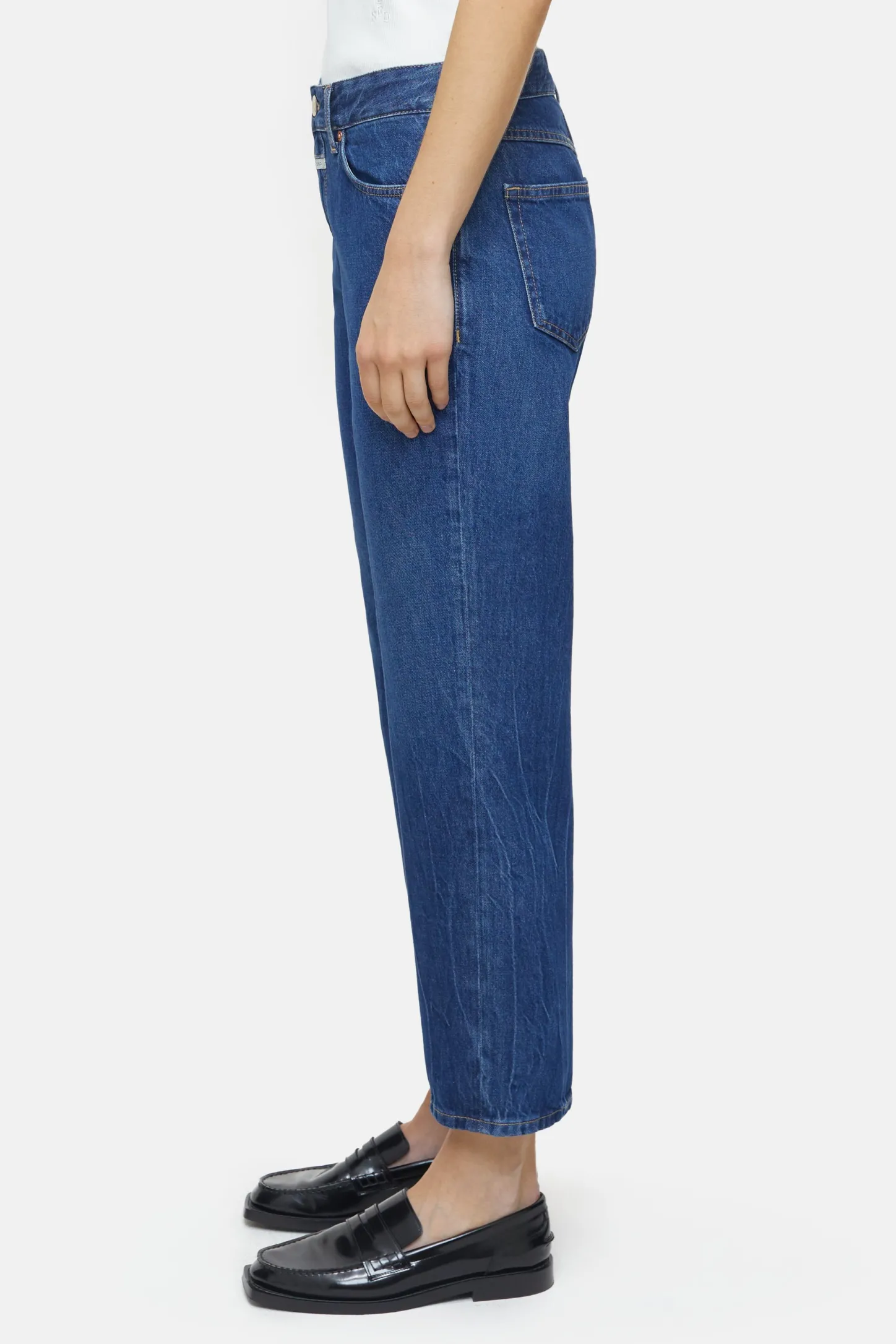 CLOSED Dun>Slim Jeans - Stijlnaam Milo Donkerblauw
