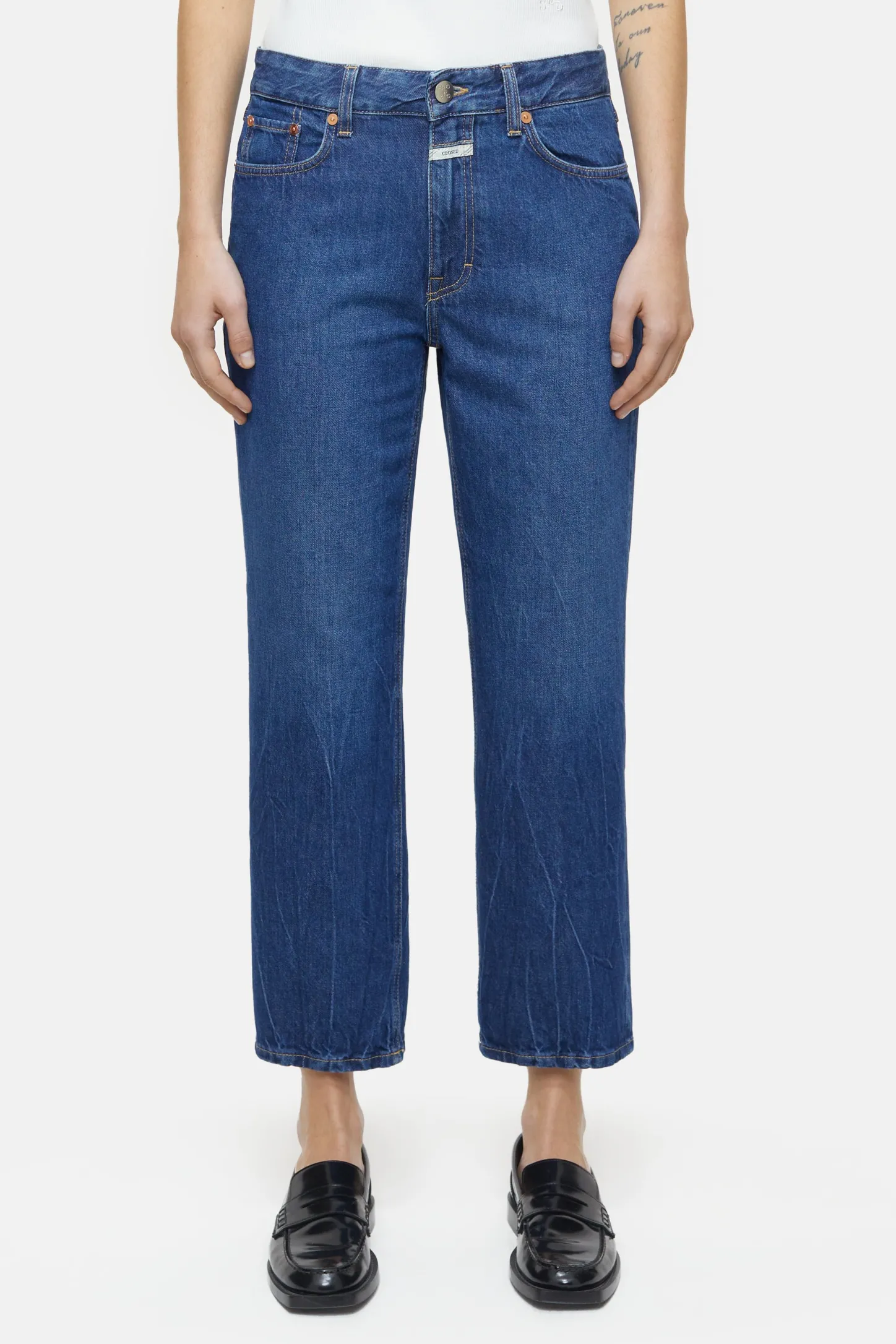 CLOSED Dun>Slim Jeans - Stijlnaam Milo Donkerblauw