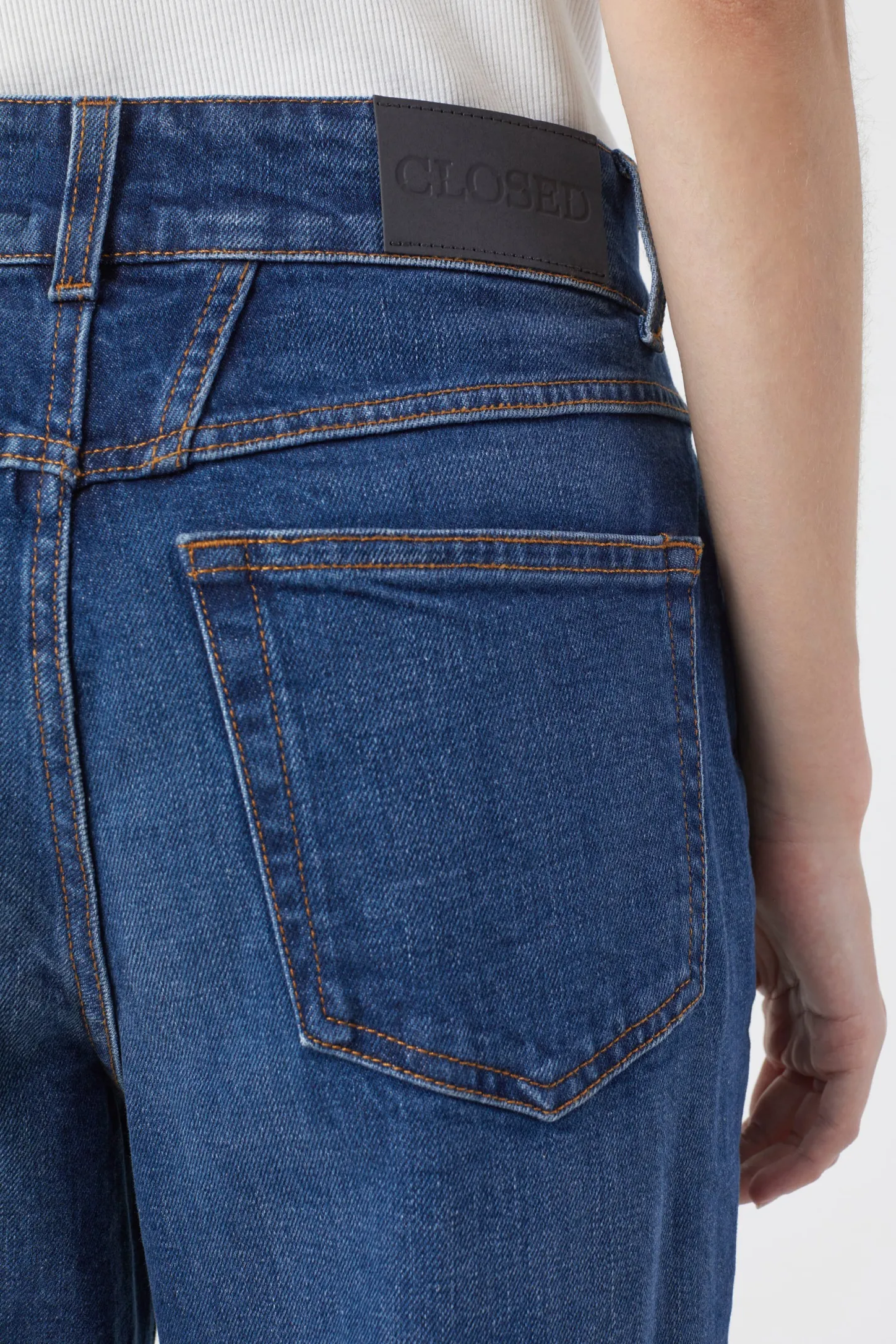 CLOSED Dun>Slim Jeans - Stijlnaam Milo Donkerblauw