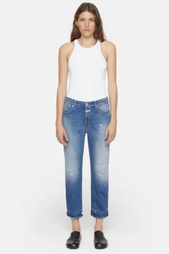 CLOSED Dun>Slim Jeans - Stijlnaam Milo Donkerblauw