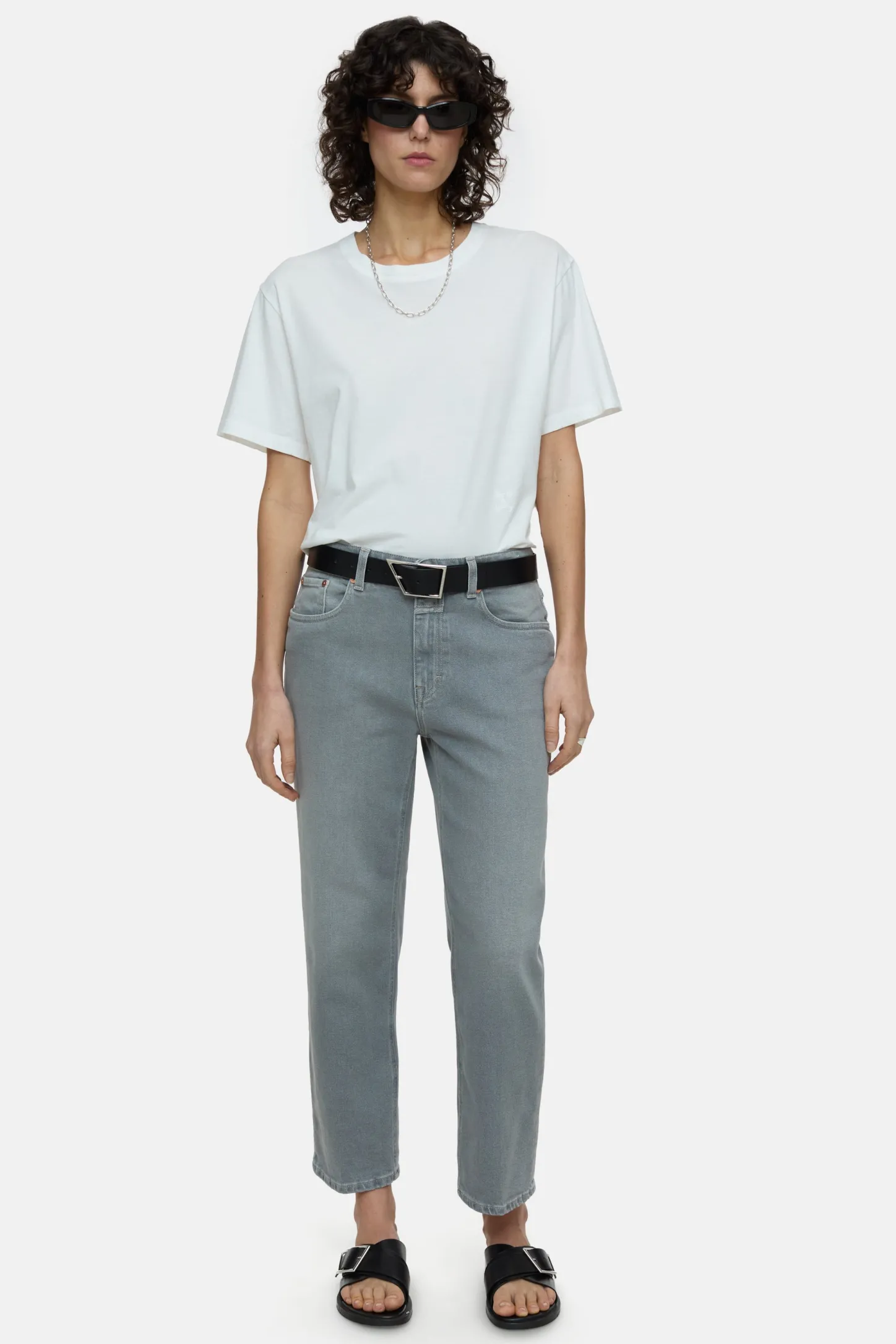 CLOSED Jeans>Slim Jeans - Stijlnaam Milo Midden Grijs