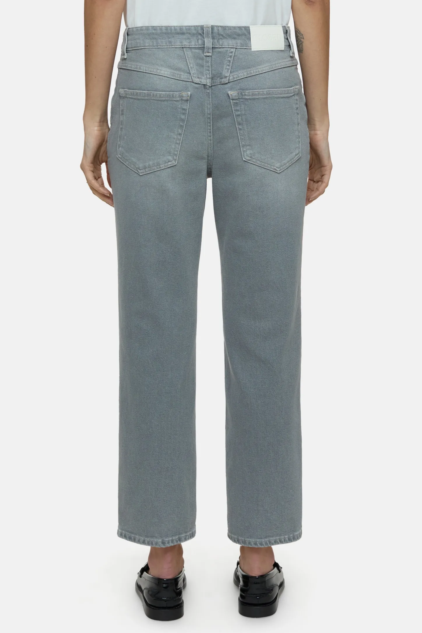 CLOSED Dun>Slim Jeans - Stijlnaam Milo Midden Grijs