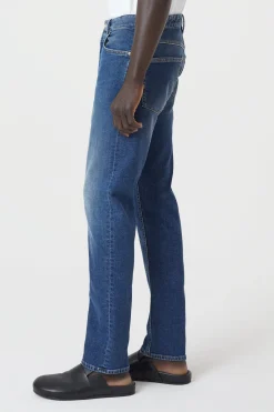 CLOSED Blauwe Spijkerbroek>Slim Jeans - Stijlnaam Oakland Straight Midden Blauw