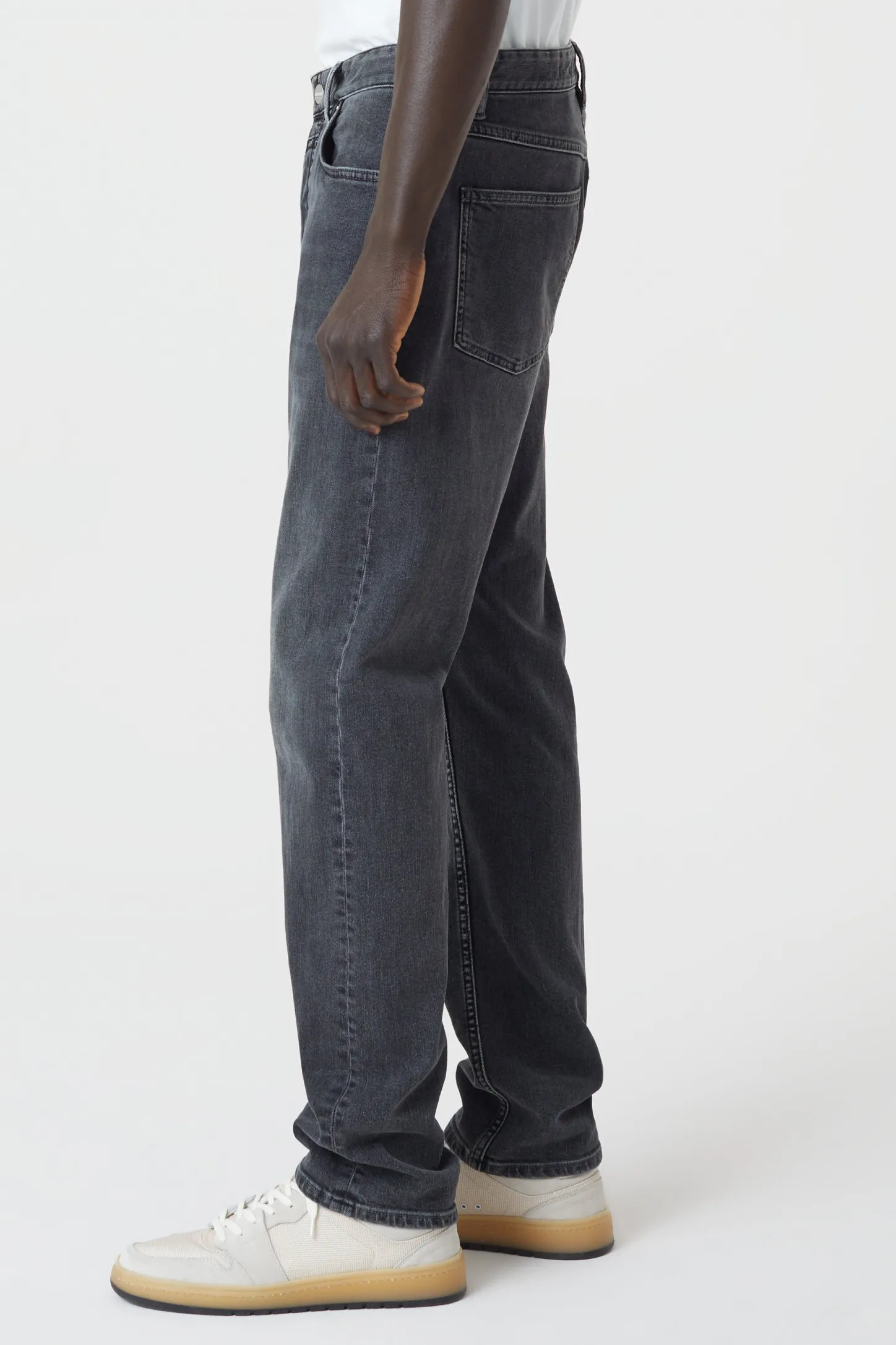 CLOSED 5-Pocketsjeans>Slim Jeans - Stijlnaam Oakland Straight Donker Grijs