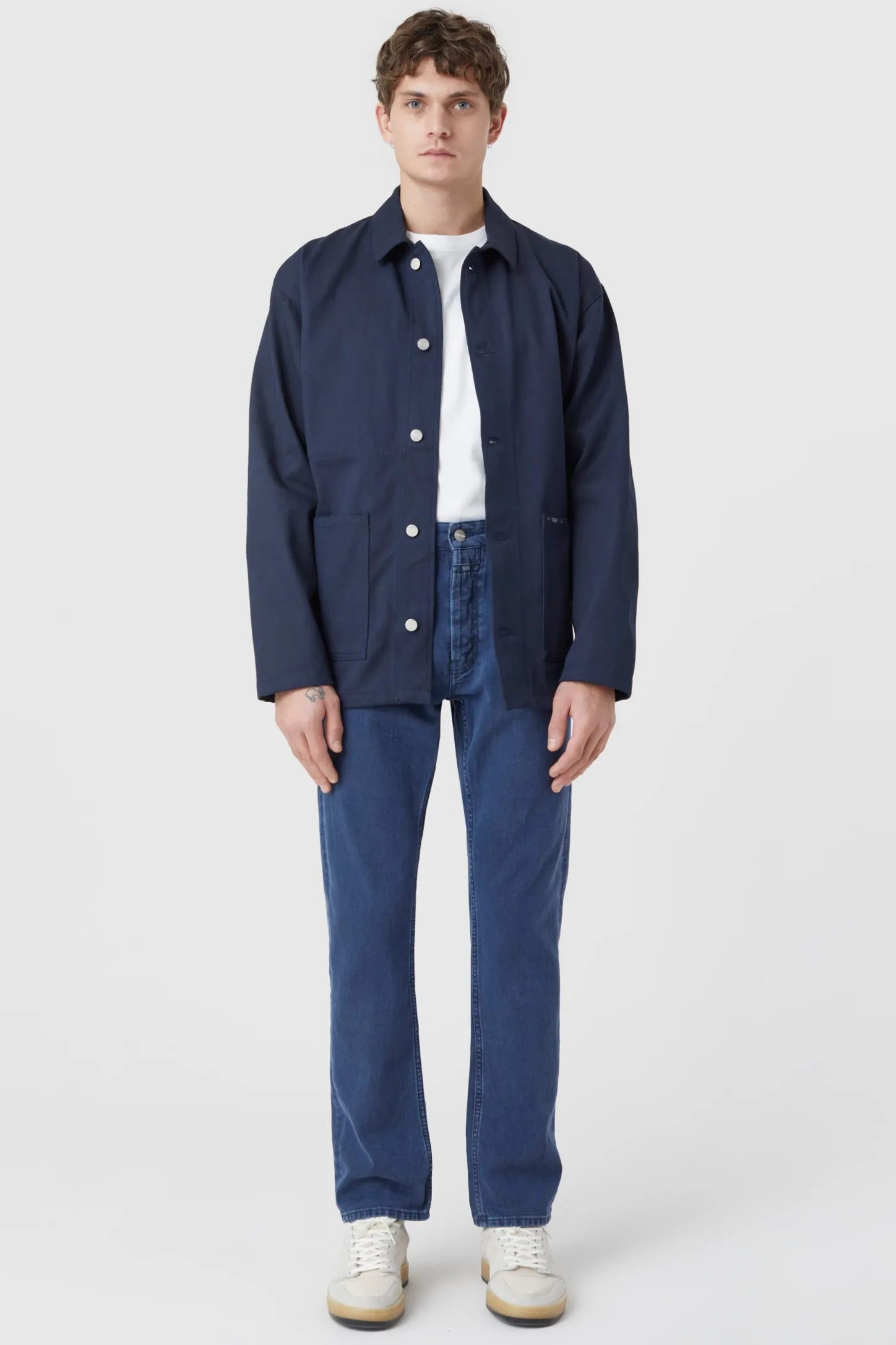 CLOSED 5-Pocketsjeans>Slim Jeans - Stijlnaam Oakland Straight Midden Blauw
