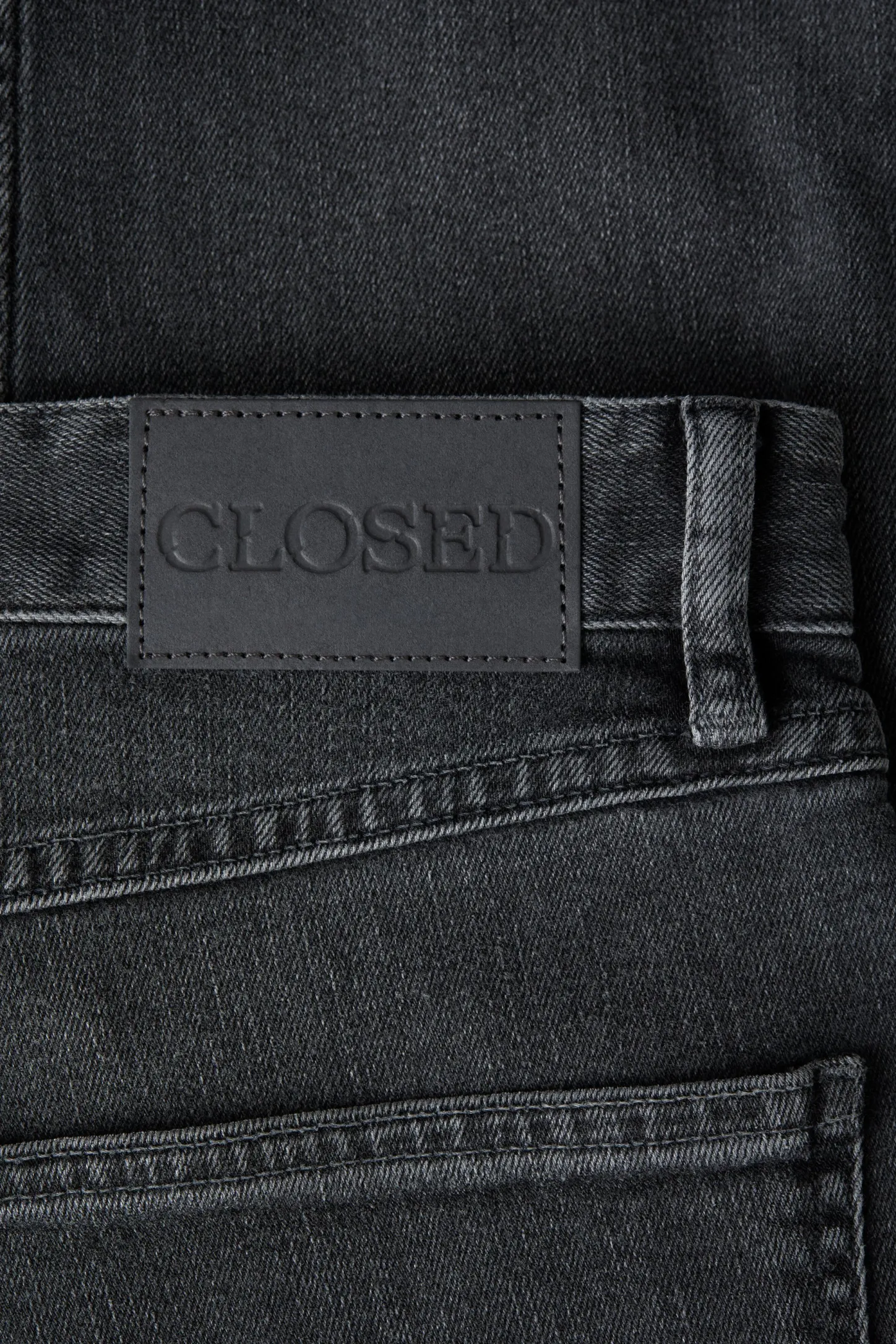 CLOSED Dun>Slim Jeans - Stijlnaam Oakland Straight Donker Grijs