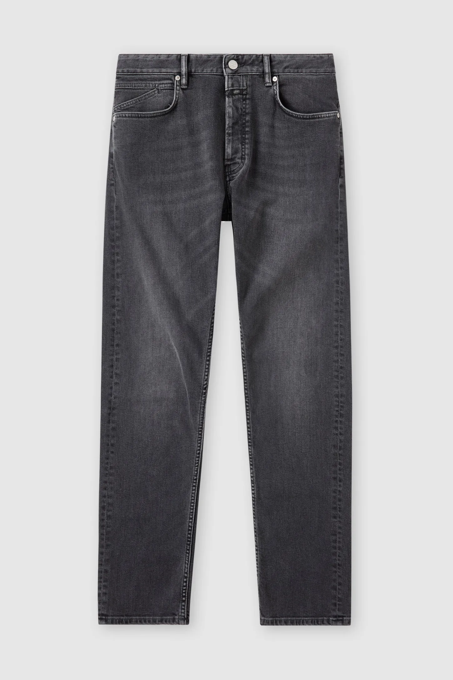 CLOSED Dun>Slim Jeans - Stijlnaam Oakland Straight Donker Grijs