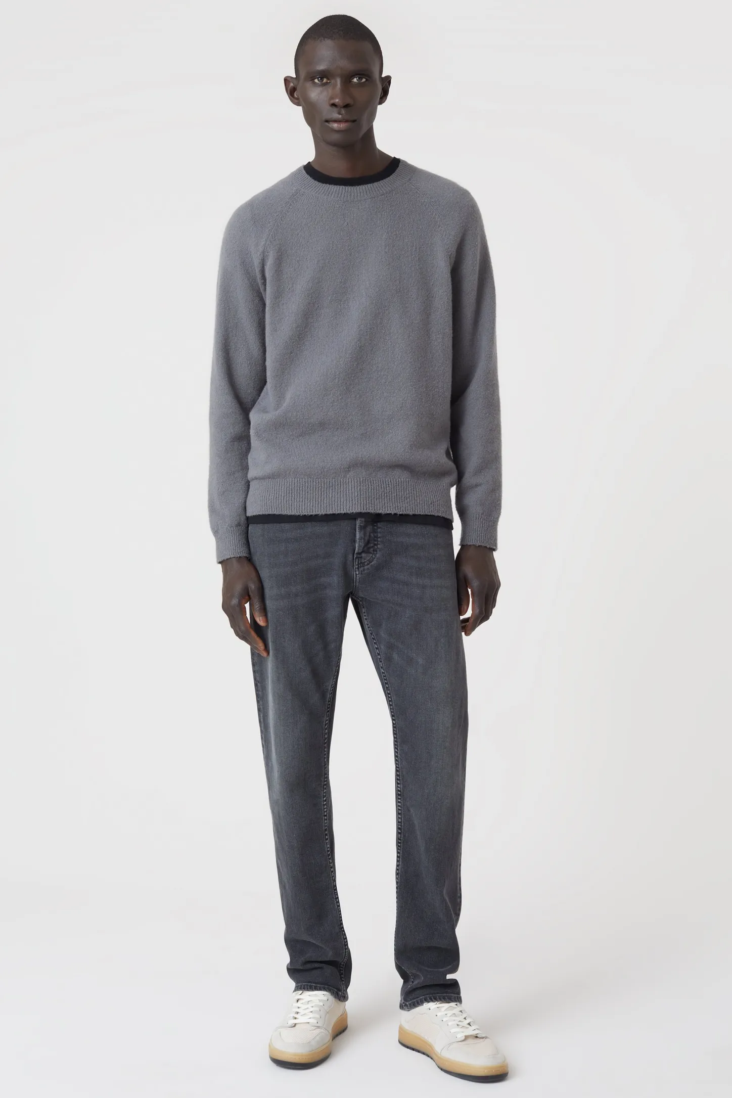 CLOSED Grijze Spijkerbroek>Slim Jeans - Stijlnaam Oakland Straight Donker Grijs
