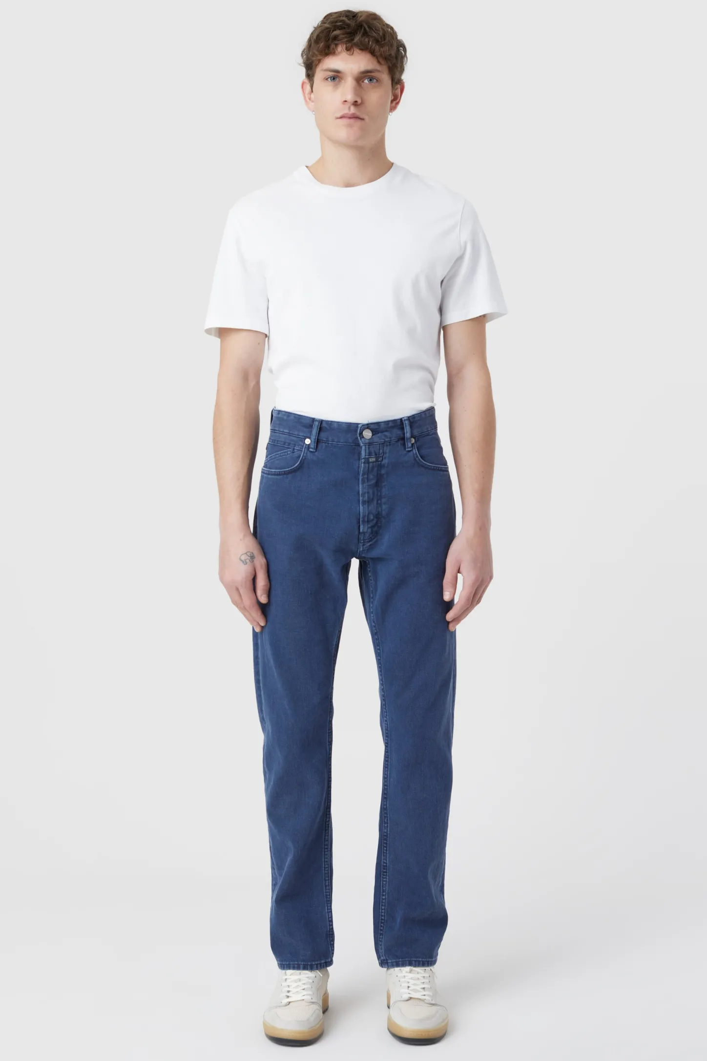 CLOSED Dun>Slim Jeans - Stijlnaam Oakland Straight Midden Blauw
