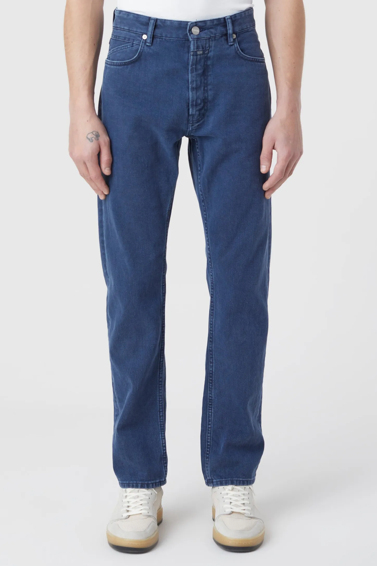 CLOSED Dun>Slim Jeans - Stijlnaam Oakland Straight Midden Blauw