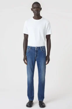 CLOSED Dun>Slim Jeans - Stijlnaam Oakland Straight Midden Blauw