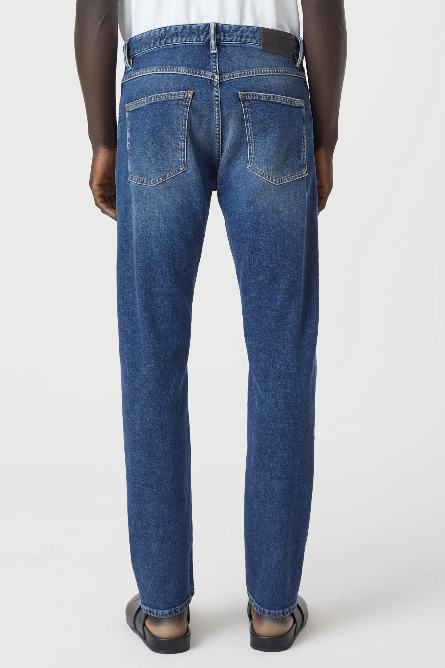 CLOSED Dun>Slim Jeans - Stijlnaam Oakland Straight Midden Blauw
