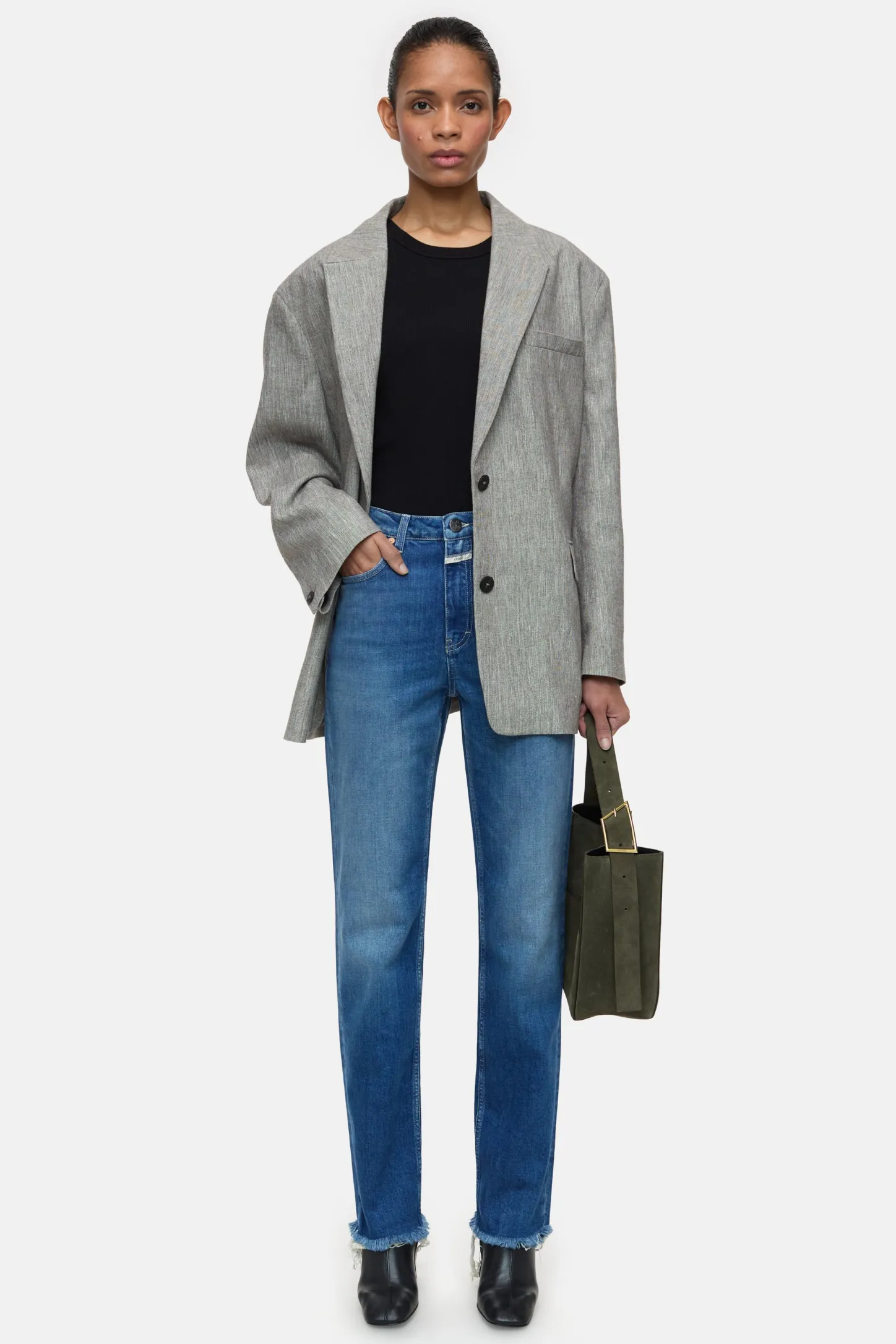 CLOSED Jeans>Slim Jeans - Stijlnaam Roan Midden Blauw
