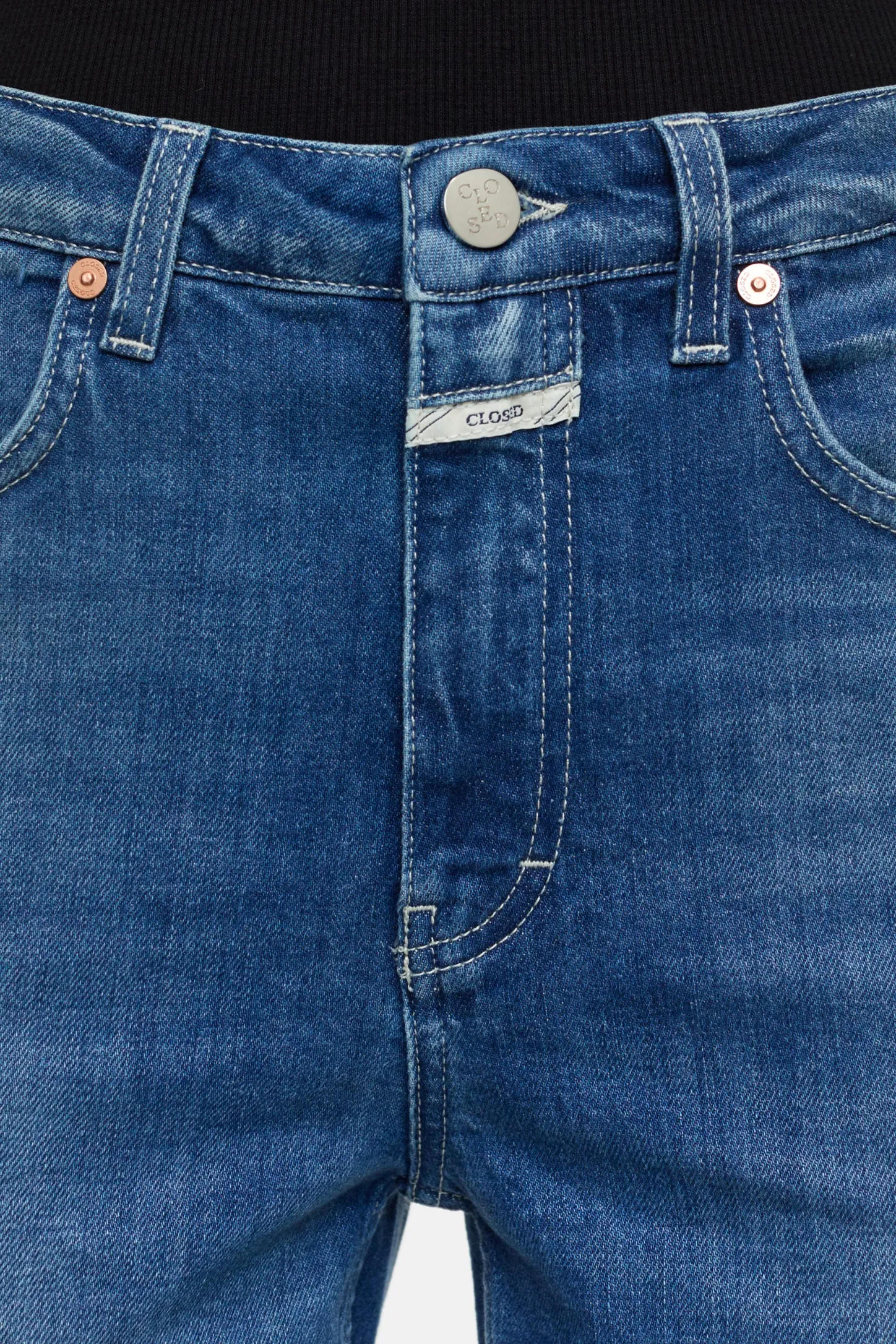 CLOSED Jeans>Slim Jeans - Stijlnaam Roan Midden Blauw