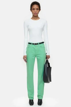 CLOSED Jeans>Slim Jeans - Stijlnaam Roan Groene Schop