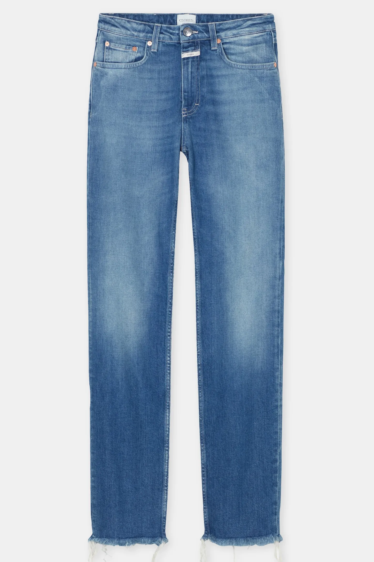 CLOSED Dun>Slim Jeans - Stijlnaam Roan Midden Blauw