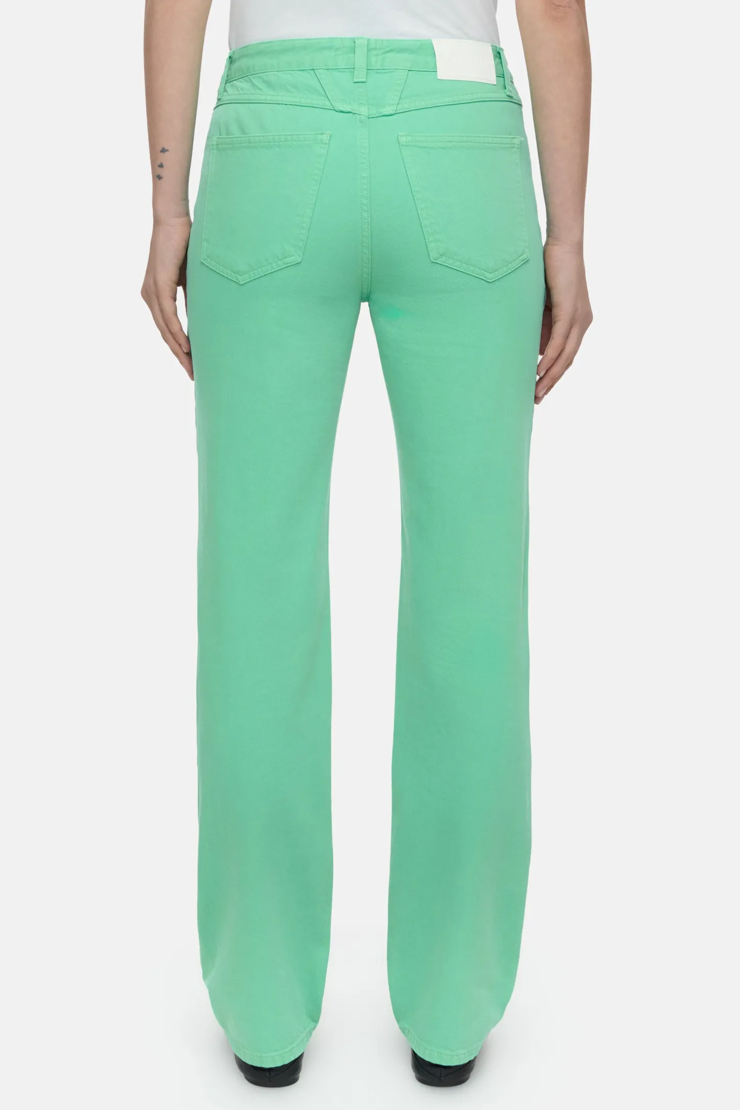 CLOSED Dun>Slim Jeans - Stijlnaam Roan Groene Schop