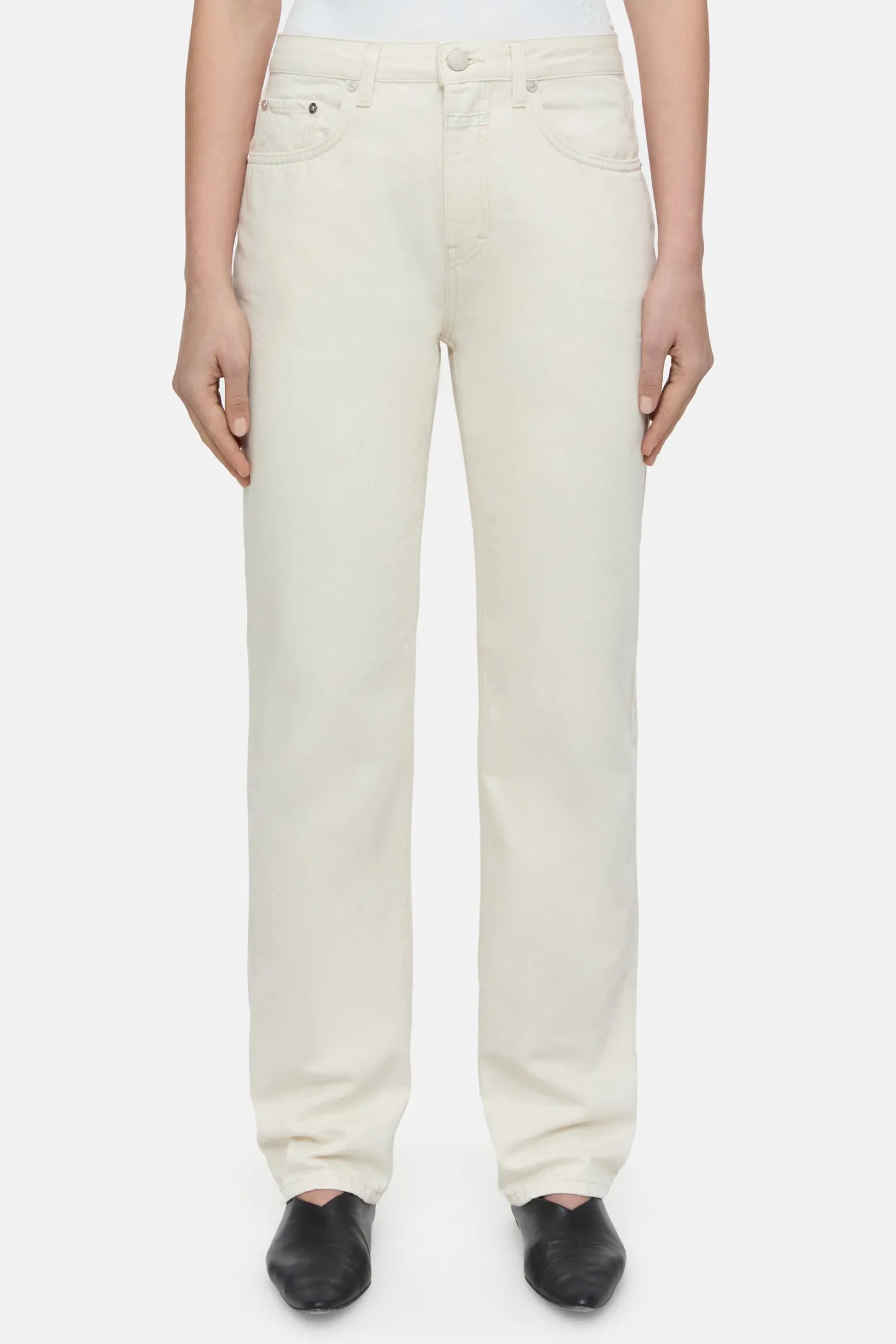 CLOSED Eco-Denim>Slim Jeans - Stijlnaam Roan Ivoor