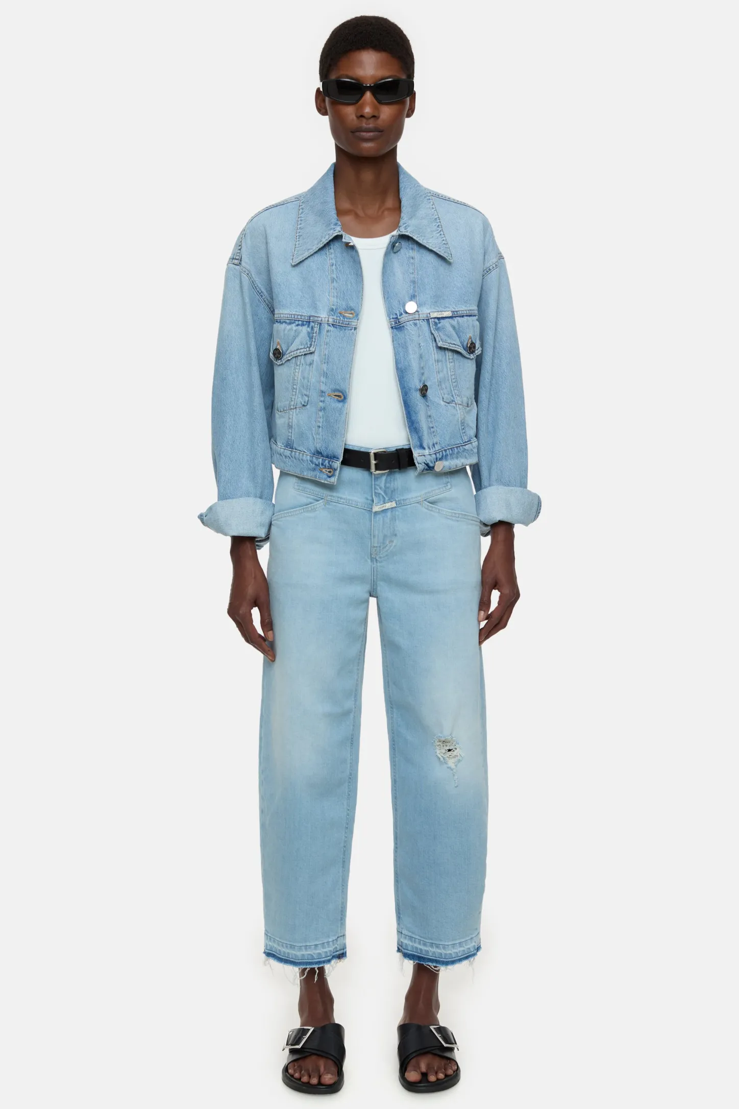 CLOSED Eco-Denim>Slim Jeans - Stijlnaam Stover-X Lichtblauw