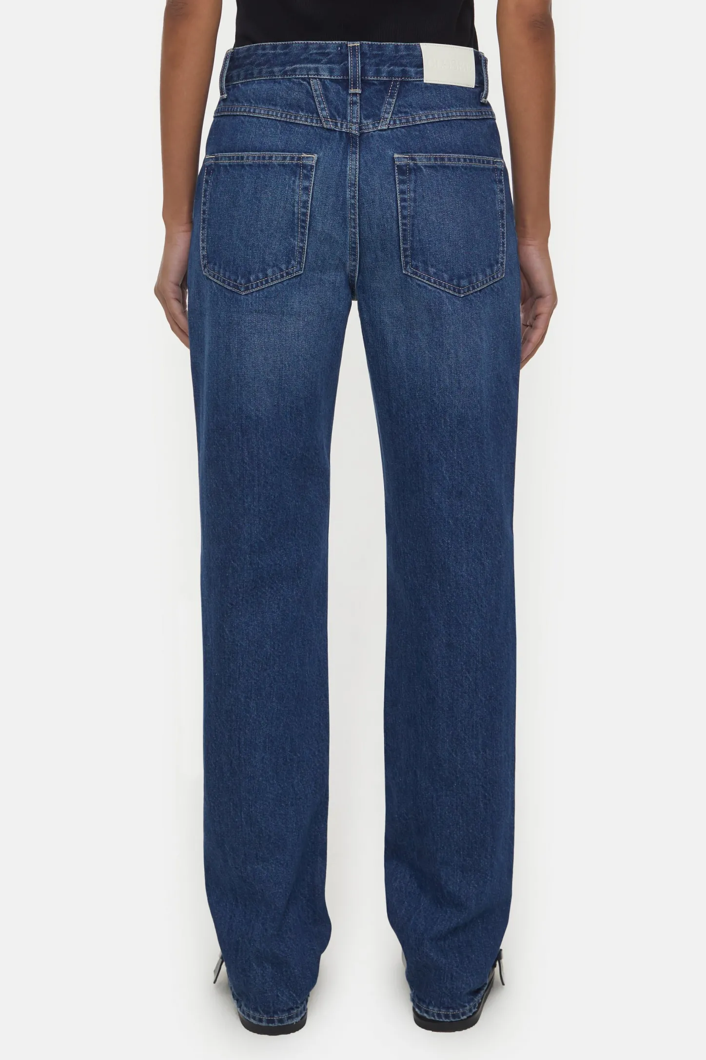 CLOSED Dun>Slim Jeans - Stijlnaam Straight-X Donkerblauw