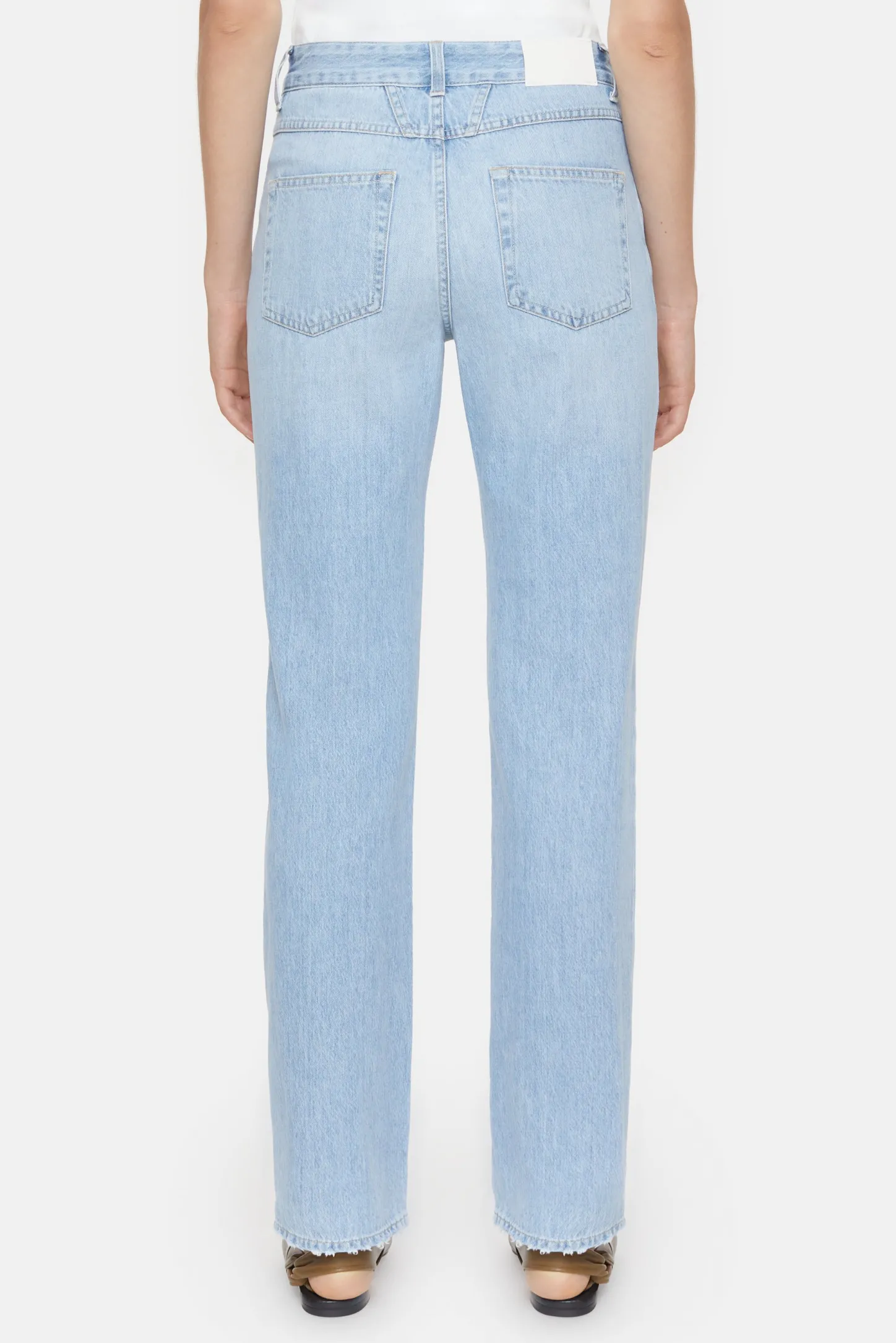 CLOSED Dun>Slim Jeans - Stijlnaam Straight-X Lichtblauw