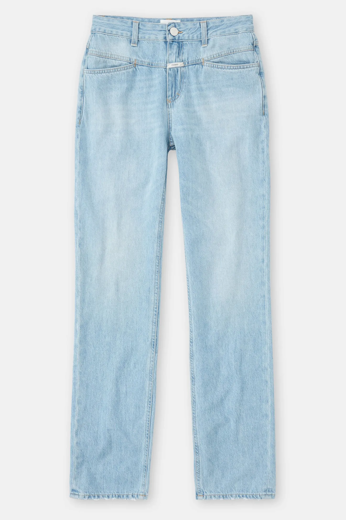 CLOSED Dun>Slim Jeans - Stijlnaam Straight-X Lichtblauw