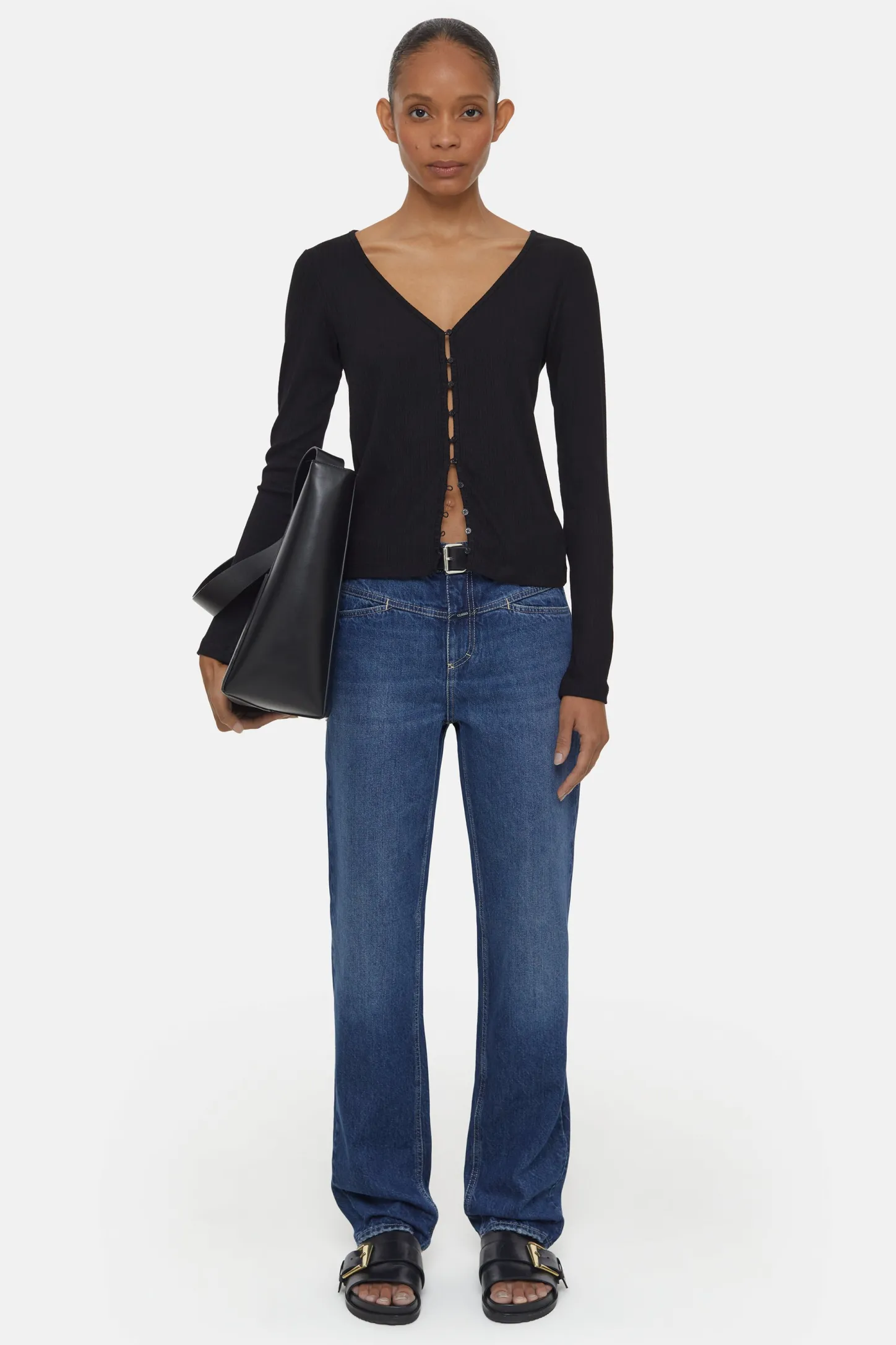 CLOSED X-Pocket-Familie>Slim Jeans - Stijlnaam Straight-X Donkerblauw