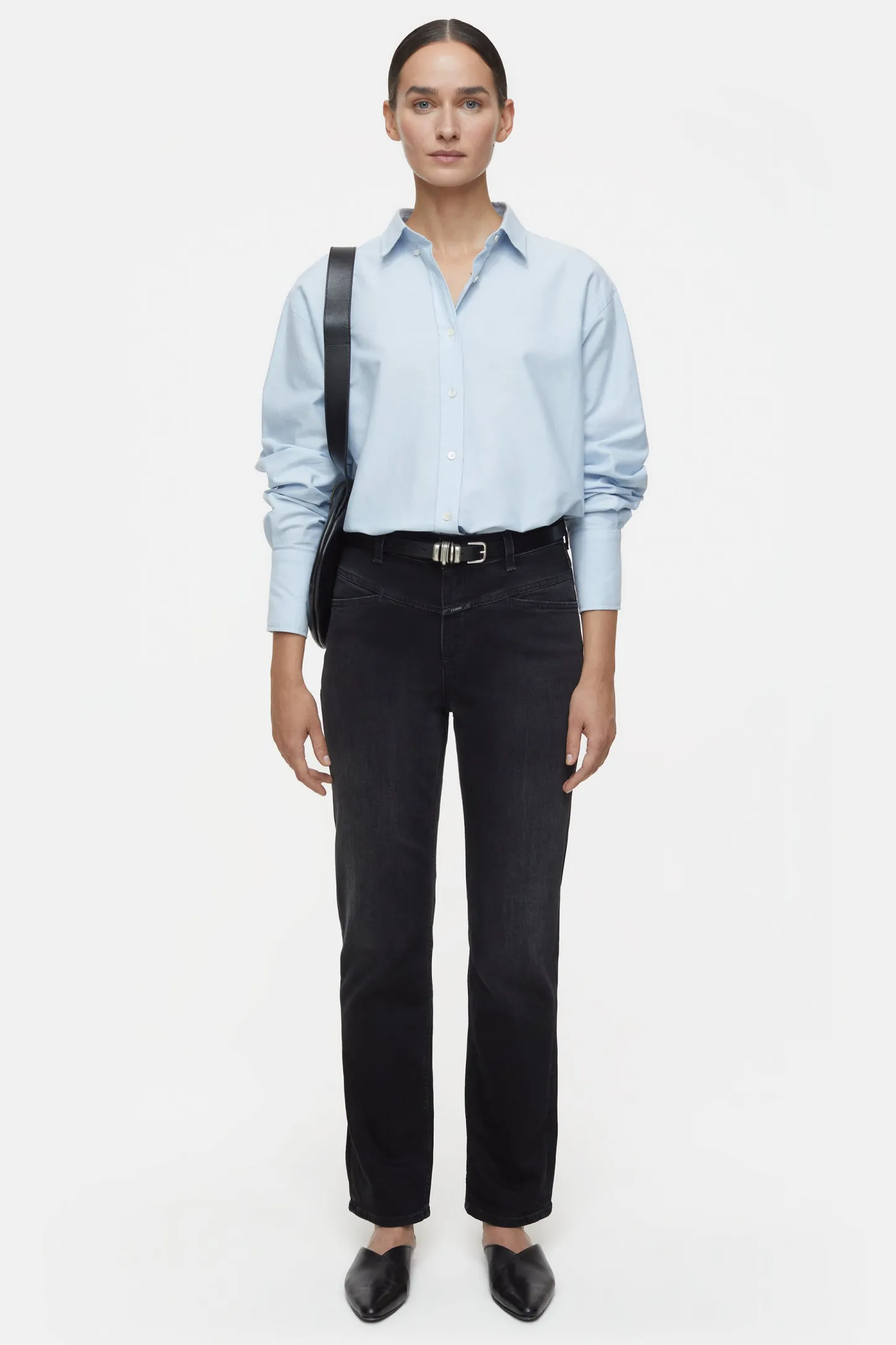 CLOSED X-Pocket-Familie>Slim Jeans - Stijlnaam Straight-X Donker Grijs