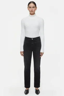 CLOSED Dun>Slim Jeans - Stijlnaam Straight-X Donker Grijs