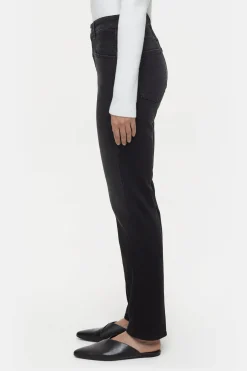 CLOSED Dun>Slim Jeans - Stijlnaam Straight-X Donker Grijs