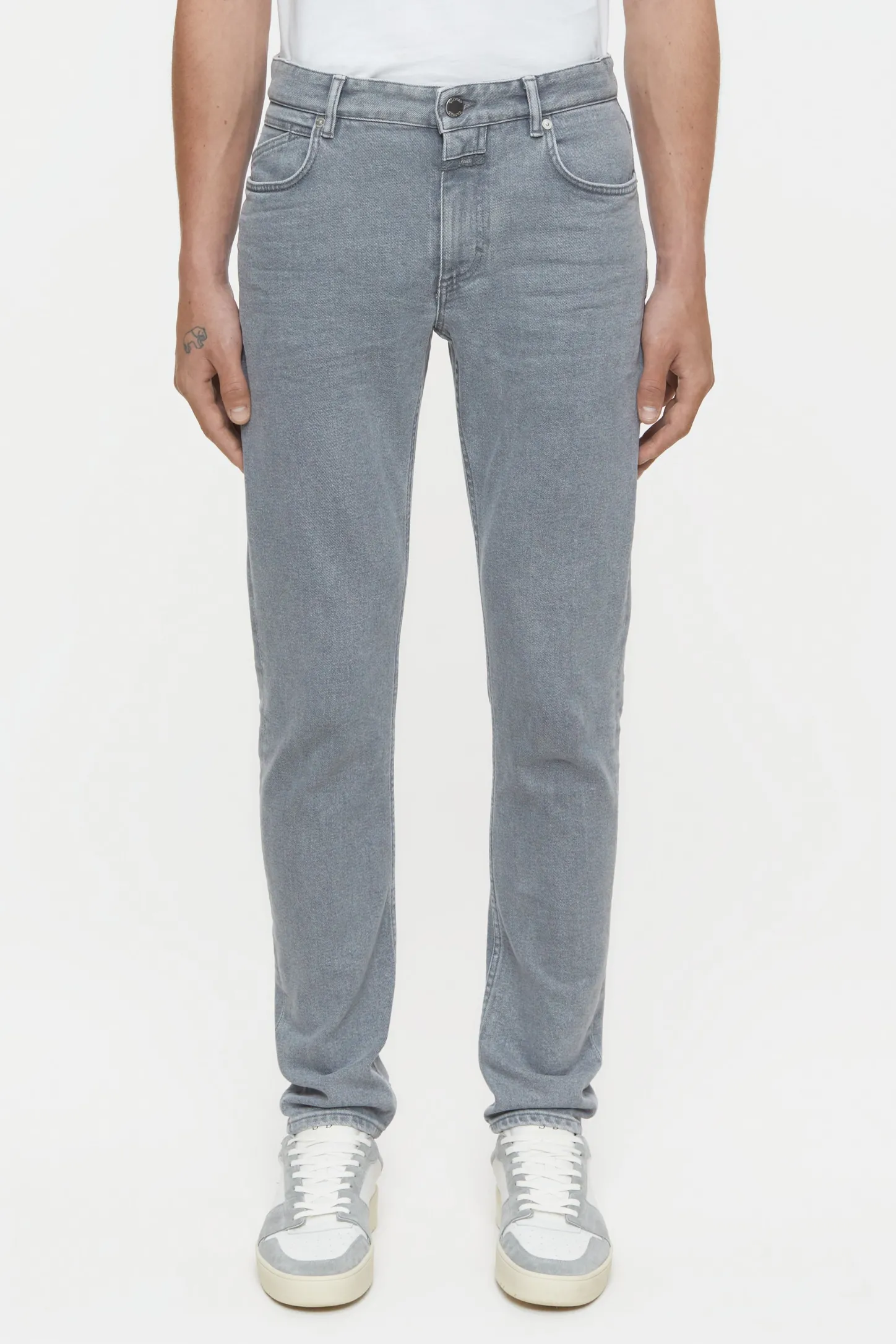 CLOSED 5-Pocketsjeans>Slim Jeans - Stijlnaam Unity Slim Midden Grijs
